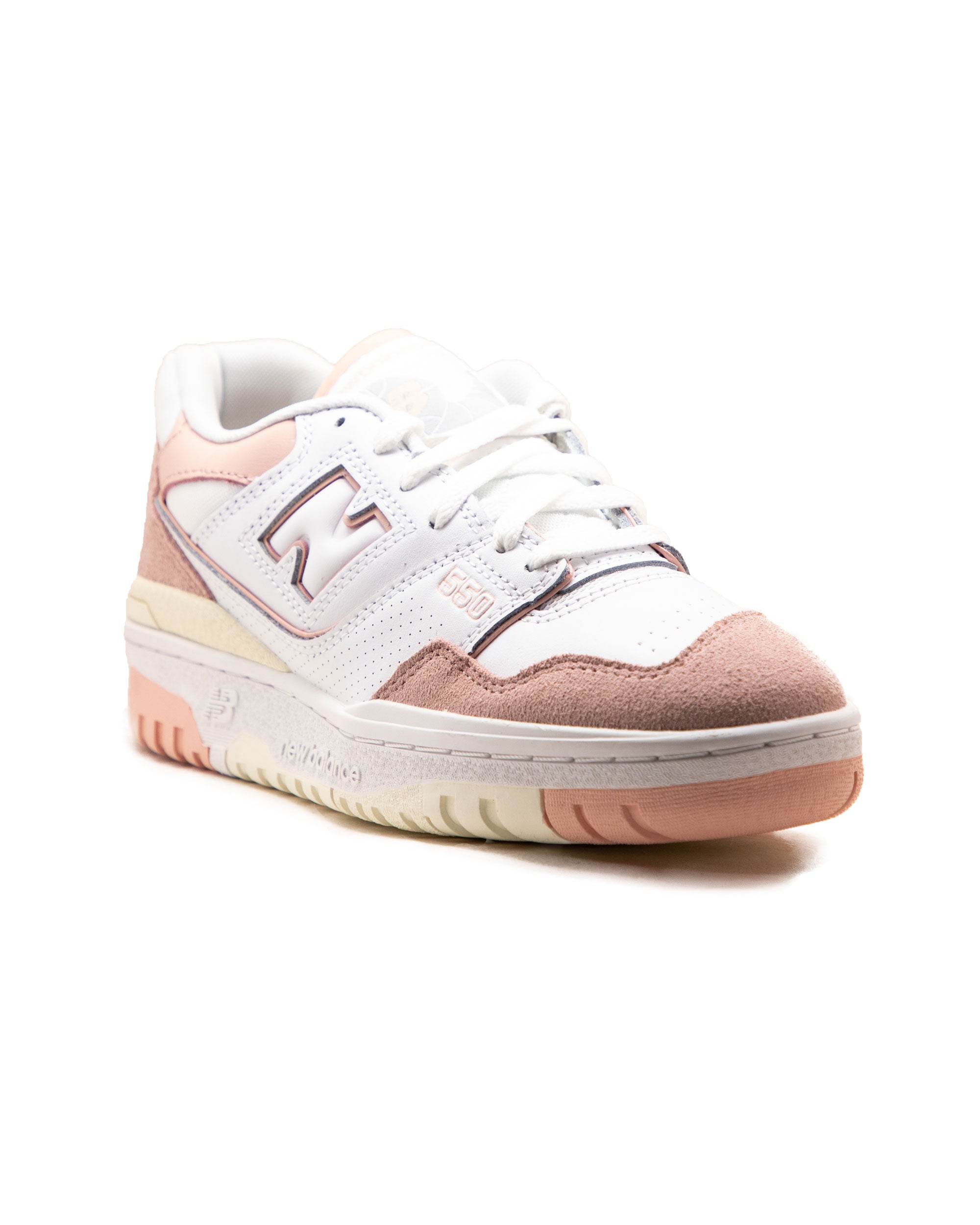 New Balance 550 Women's White Pink Sand - Limited Time Offer