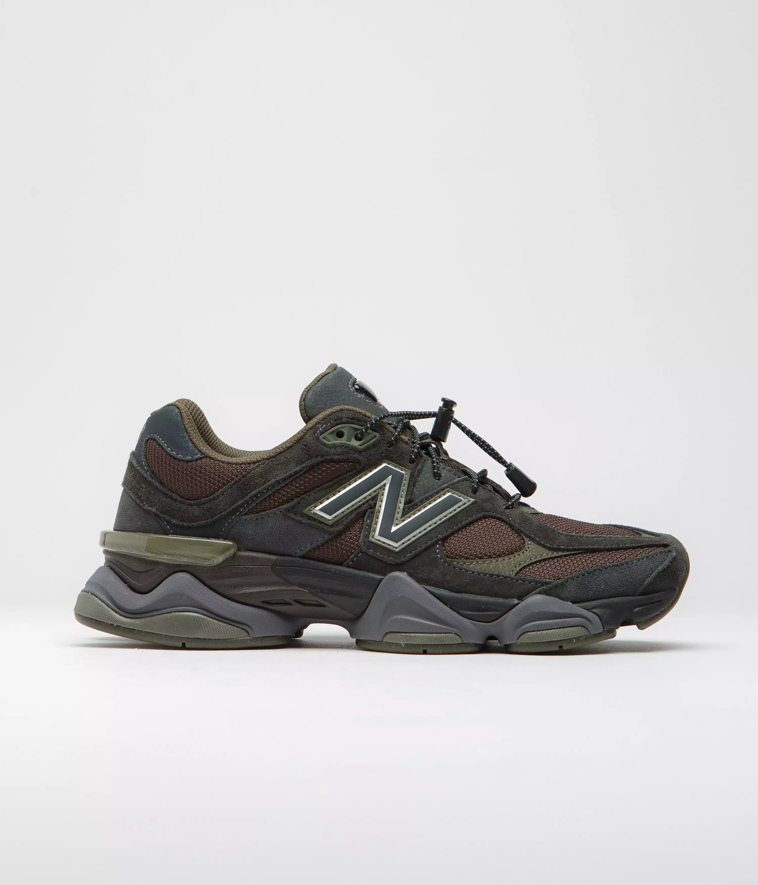 New Balance 9060 Shoes - Blacktop Dark Moss