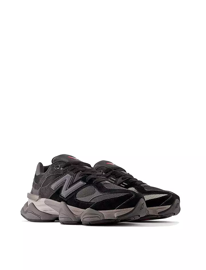 New Balance Women's 9060 Trainers - Black Castlerock Rain Cloud