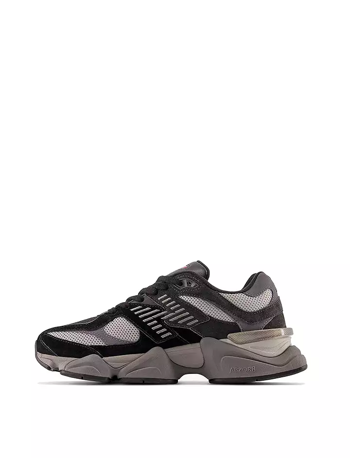 New Balance Women's 9060 Trainers - Black Castlerock Rain Cloud