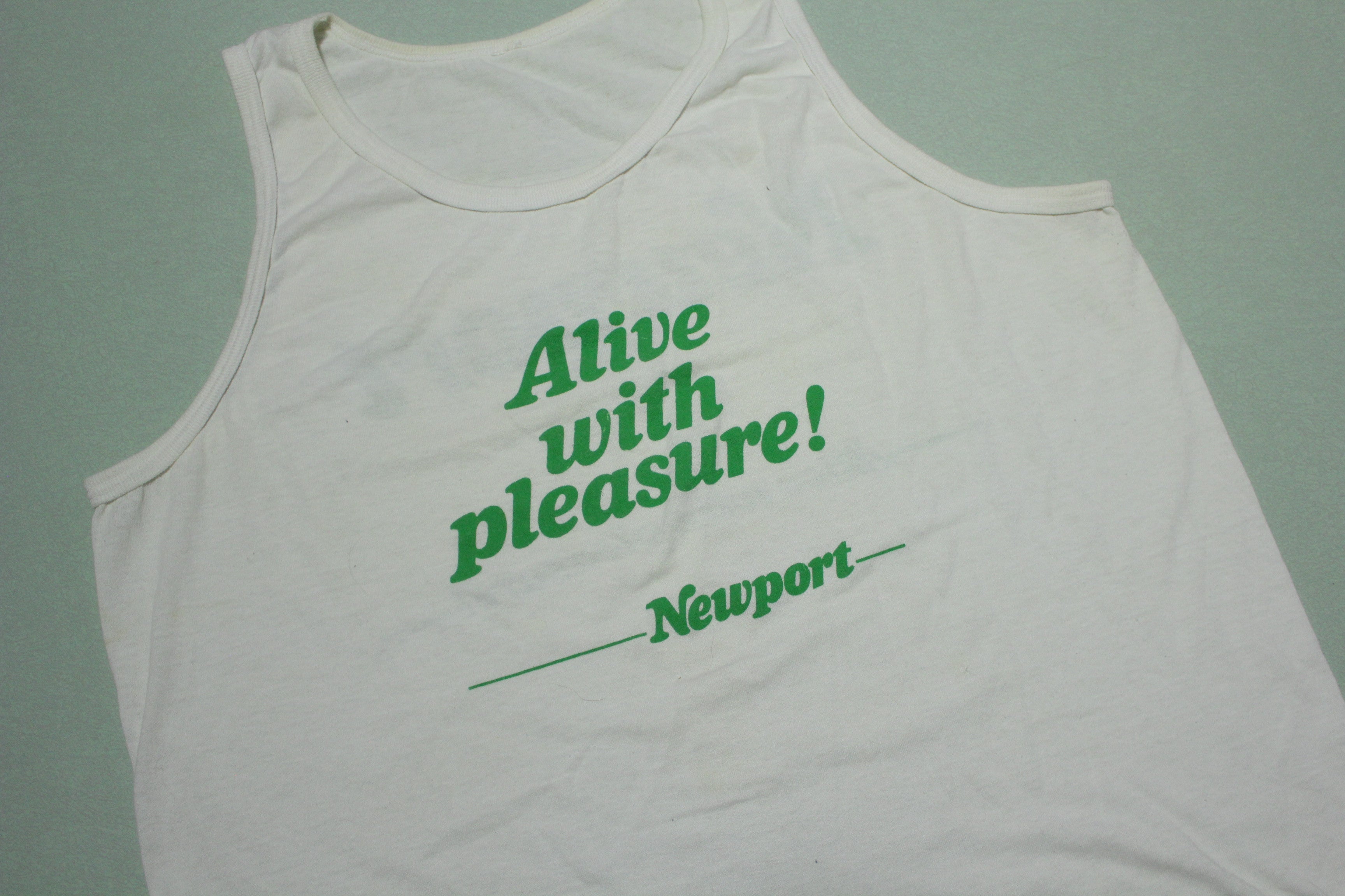 Newport 80's Vintage Sleeveless Tank Top for Men