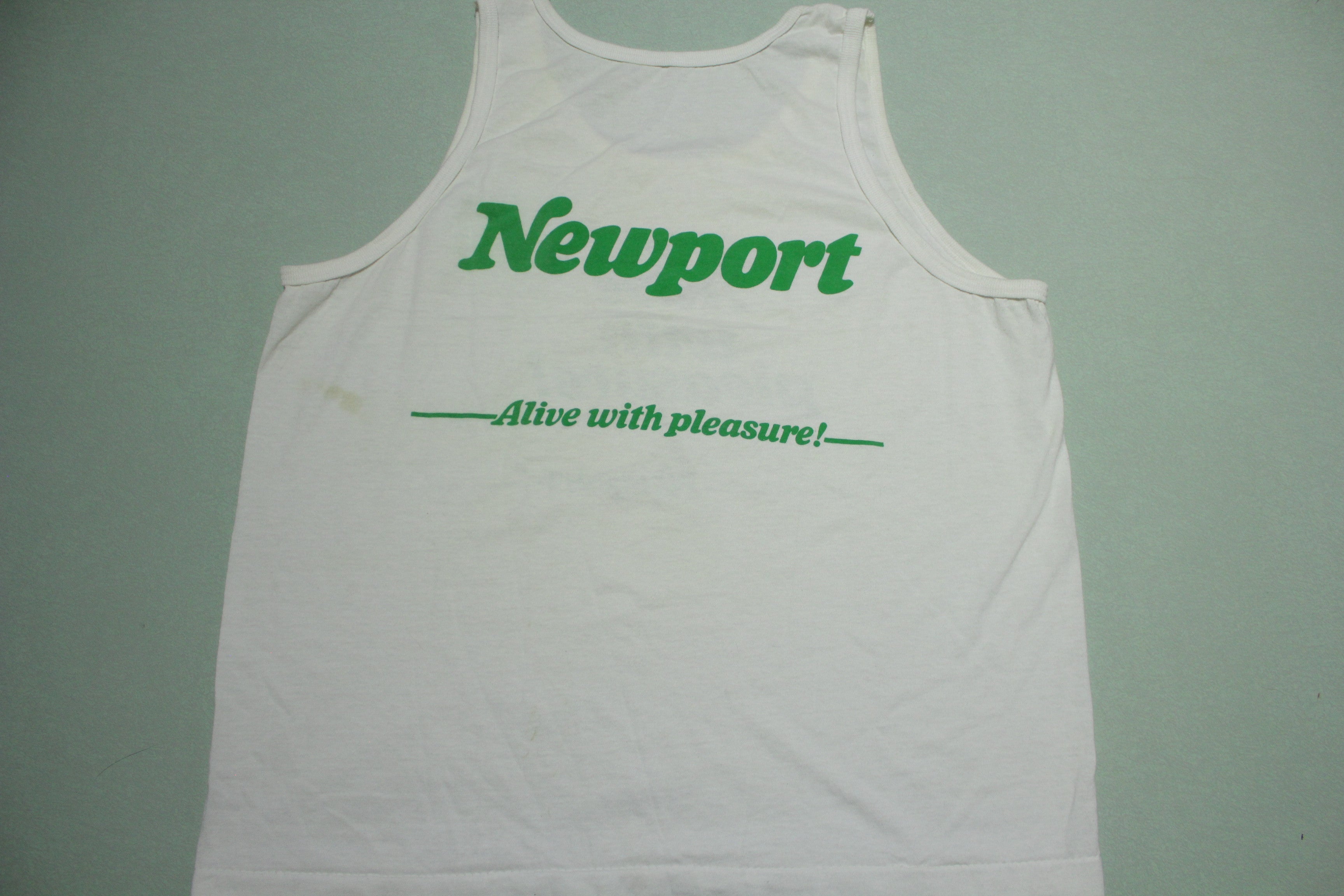 Newport 80's Vintage Sleeveless Tank Top for Men