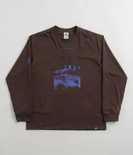 Nike ACG Bridge of Gods Long Sleeve Shirt - Baroque Brown