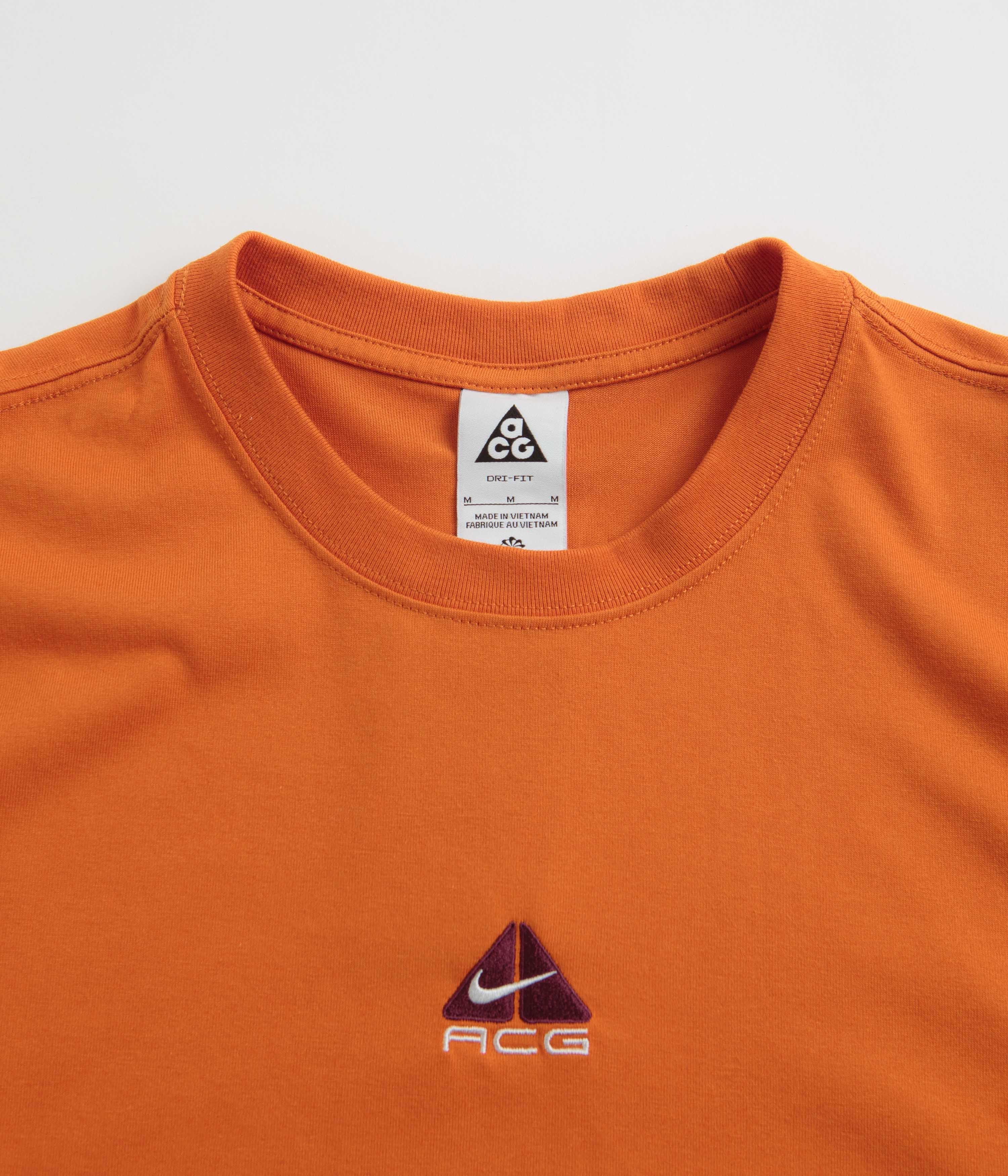 Nike ACG Lungs T-Shirt - Burnt Orange.