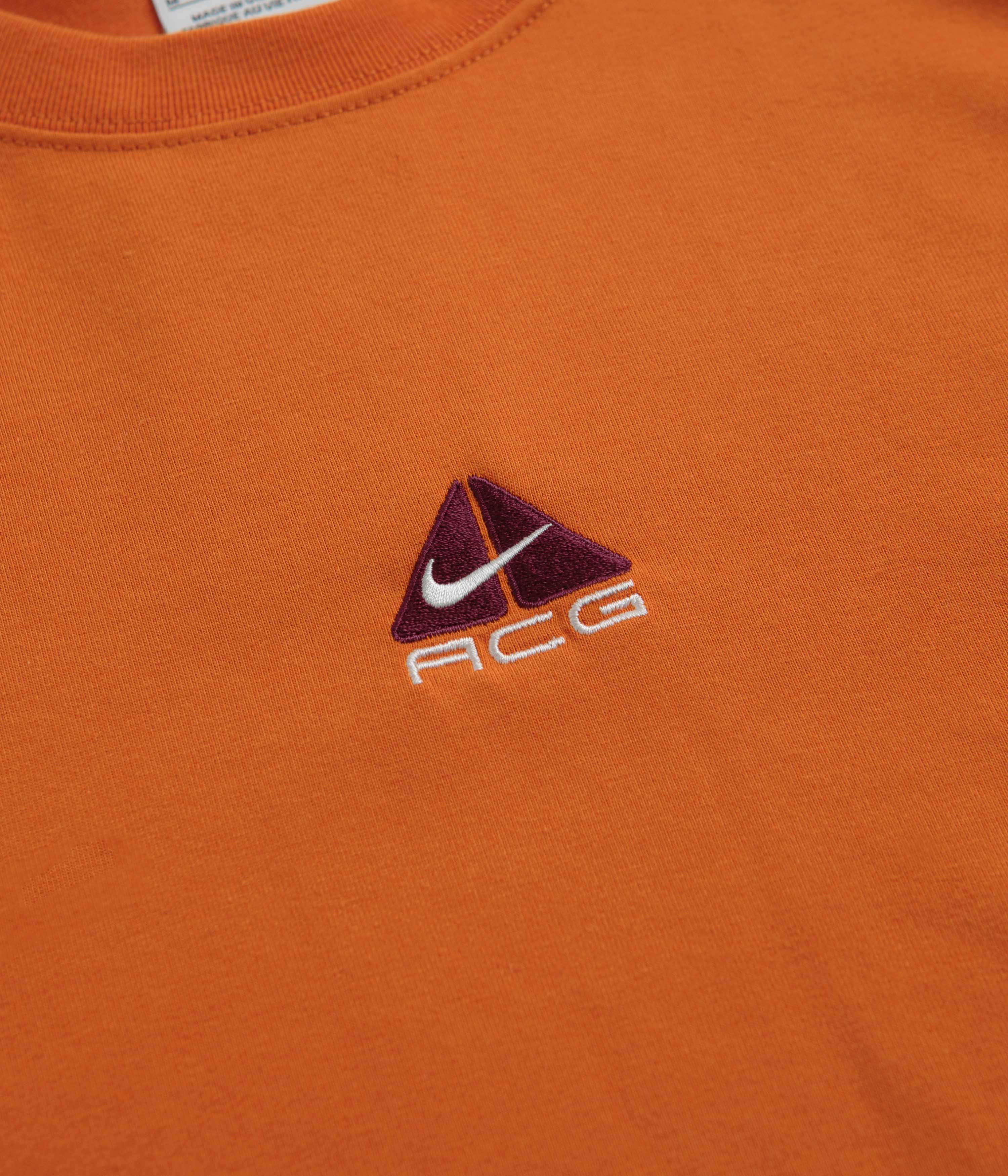 Nike ACG Lungs T-Shirt - Burnt Orange.