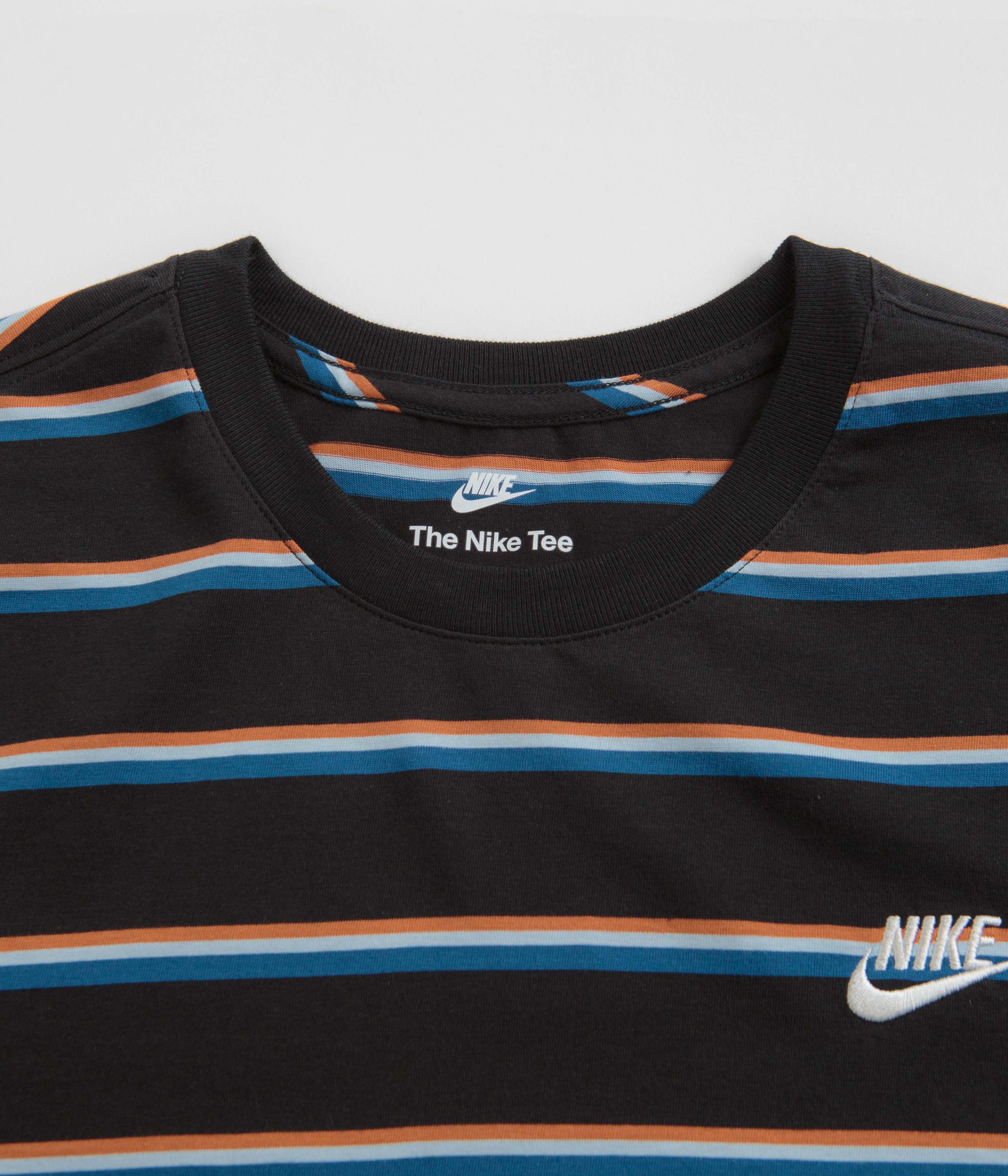 Nike Stripe T-Shirt - Black Sunrise