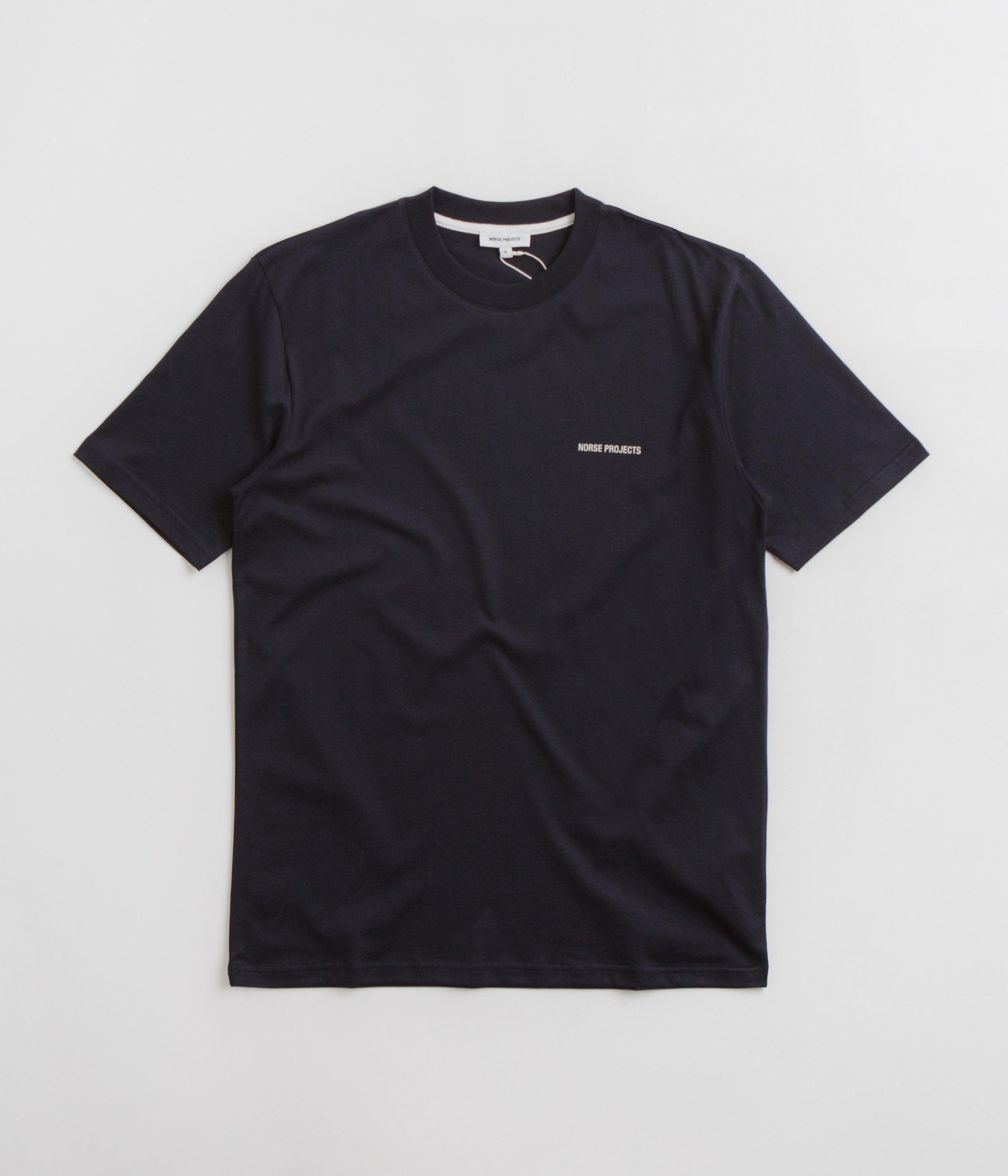 Norse Projects Johannes T-Shirt Dark Navy - Standard Logo