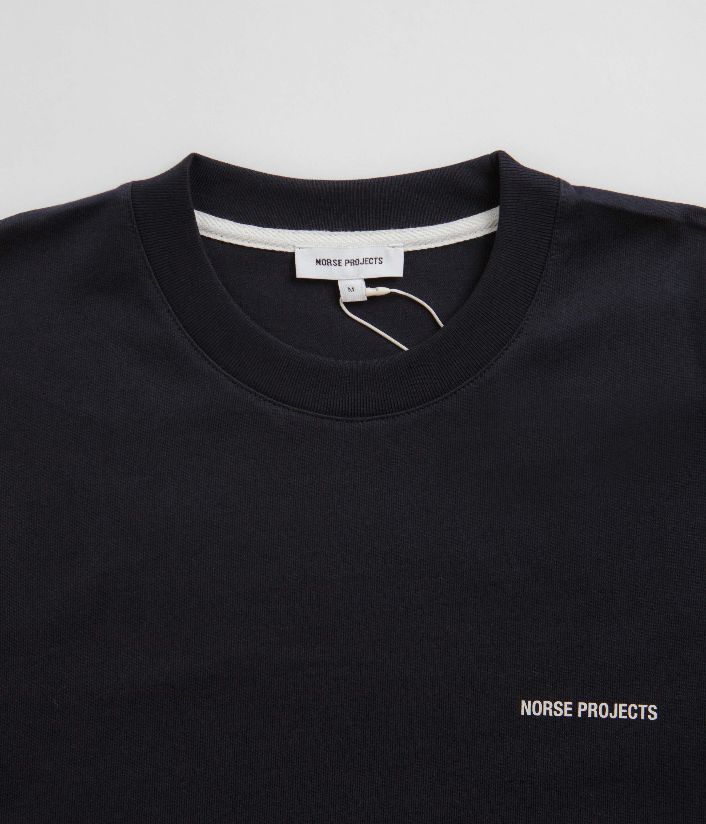 Norse Projects Johannes T-Shirt Dark Navy - Standard Logo