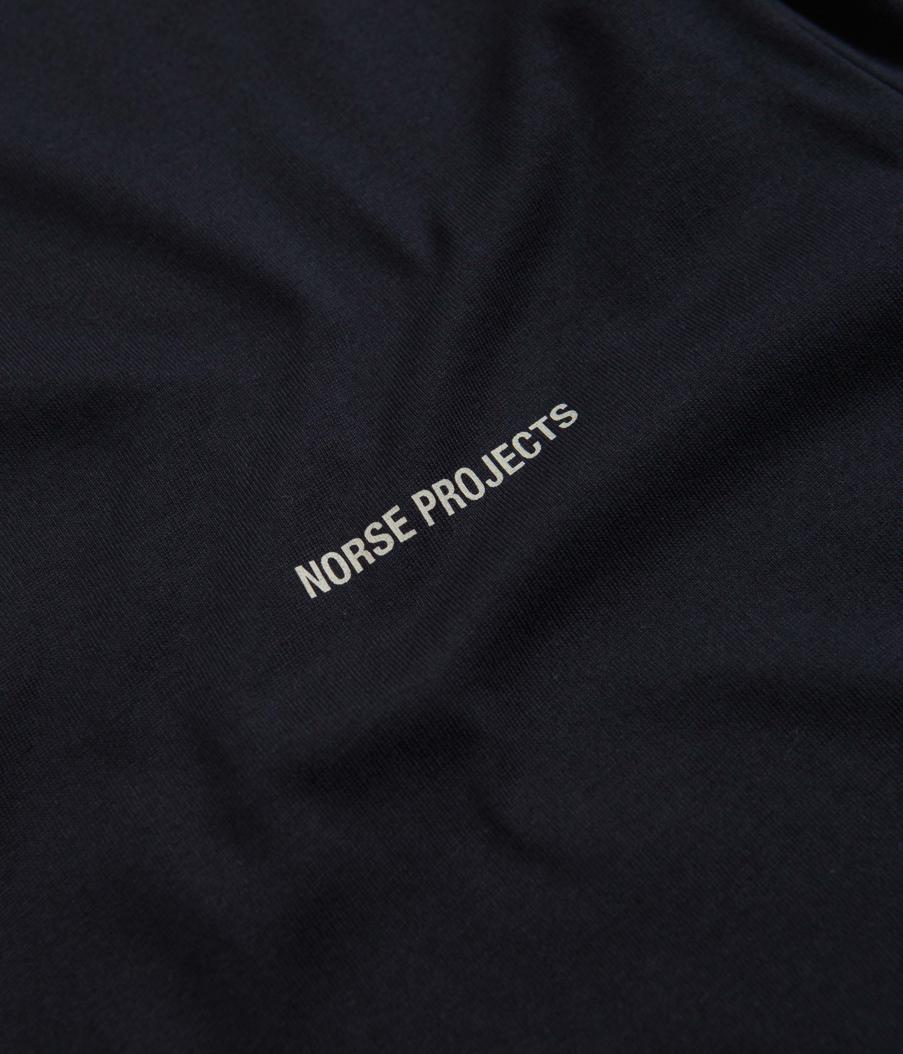 Norse Projects Johannes T-Shirt Dark Navy - Standard Logo