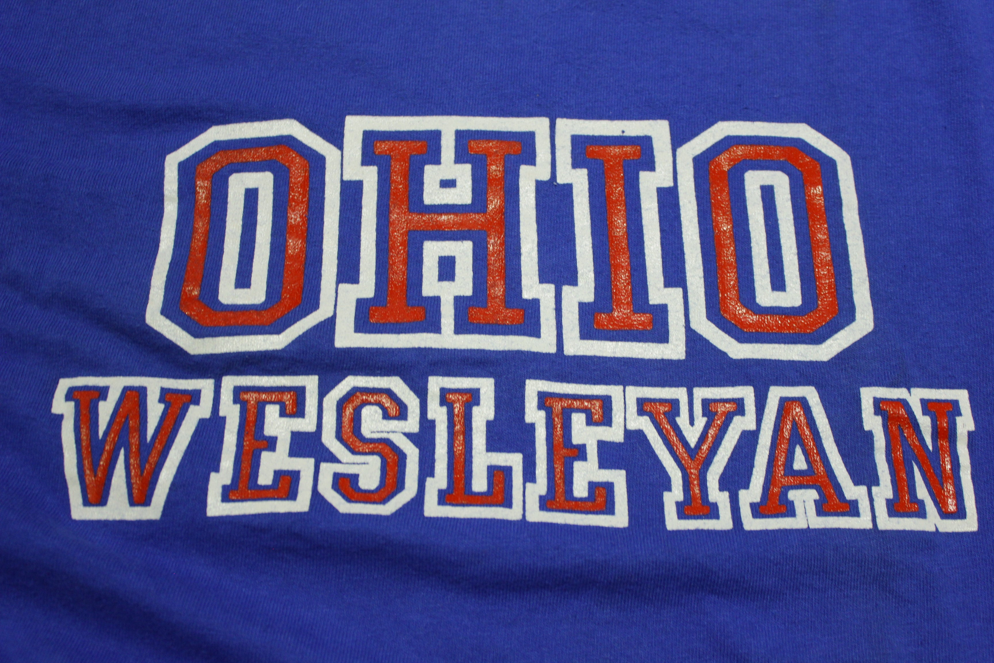 Ohio Wesleyan 80's Vintage T-Shirt - Single Stitch - Made in USA | Collegiate Pacific