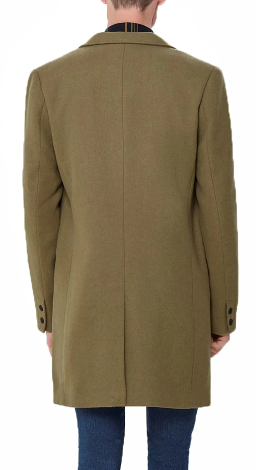 Only Sons Julian Wool Coat Lead Gray