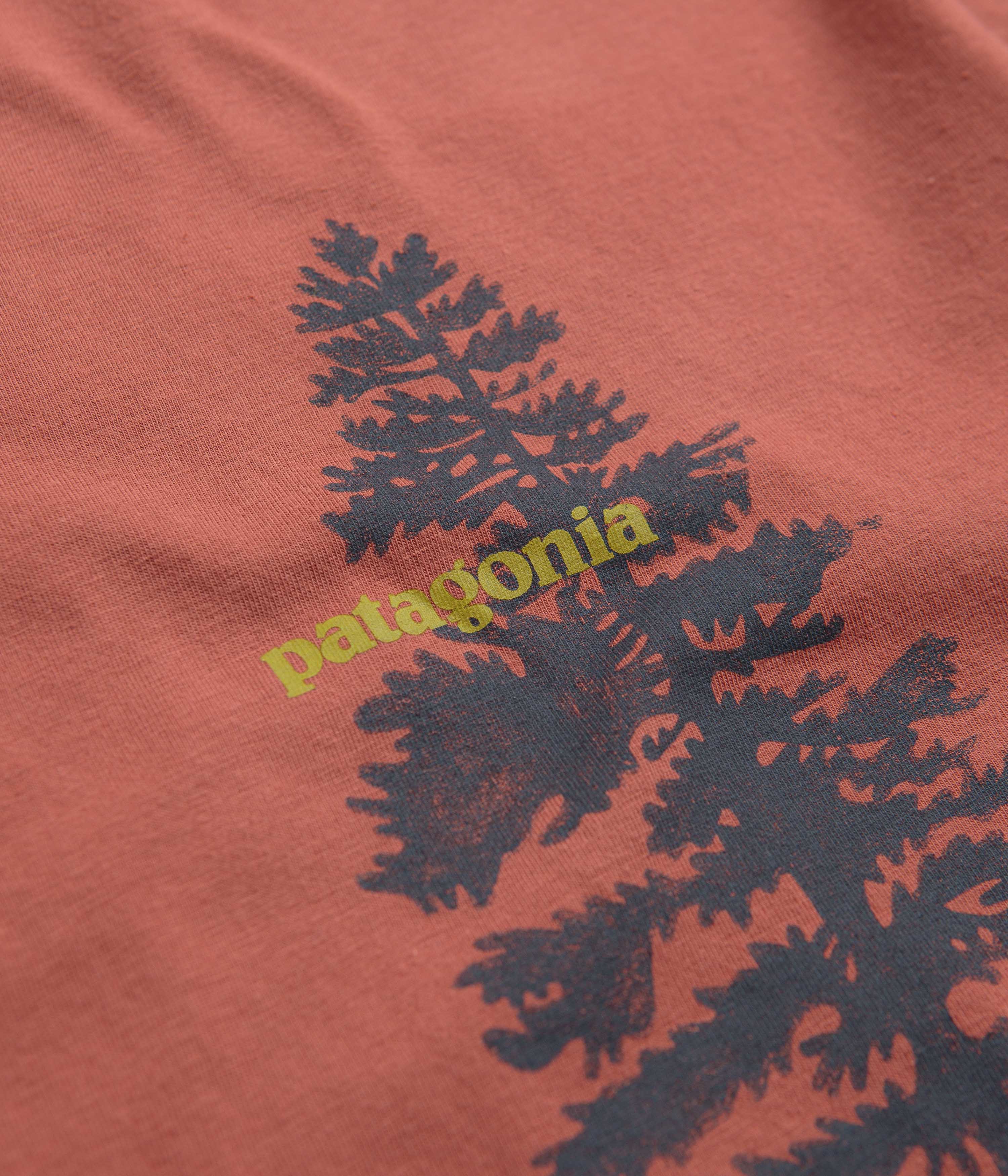 Organic T-Shirt, Patagonia Pyrophytes, Burl Red - Google SEO