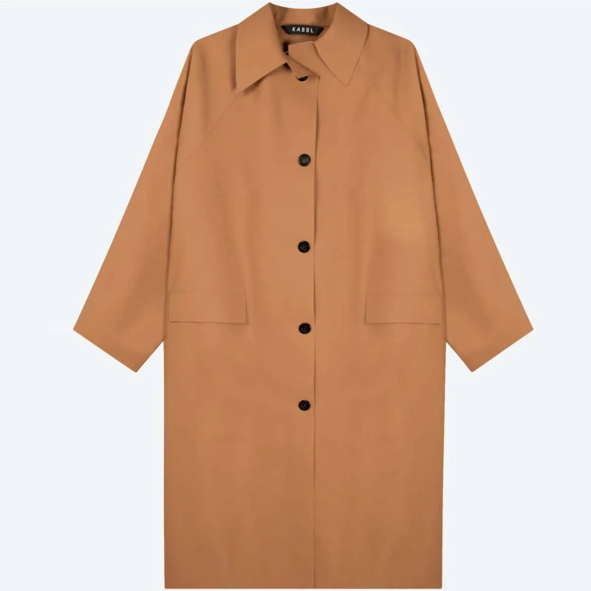 Tawny Rubber Trench Coat