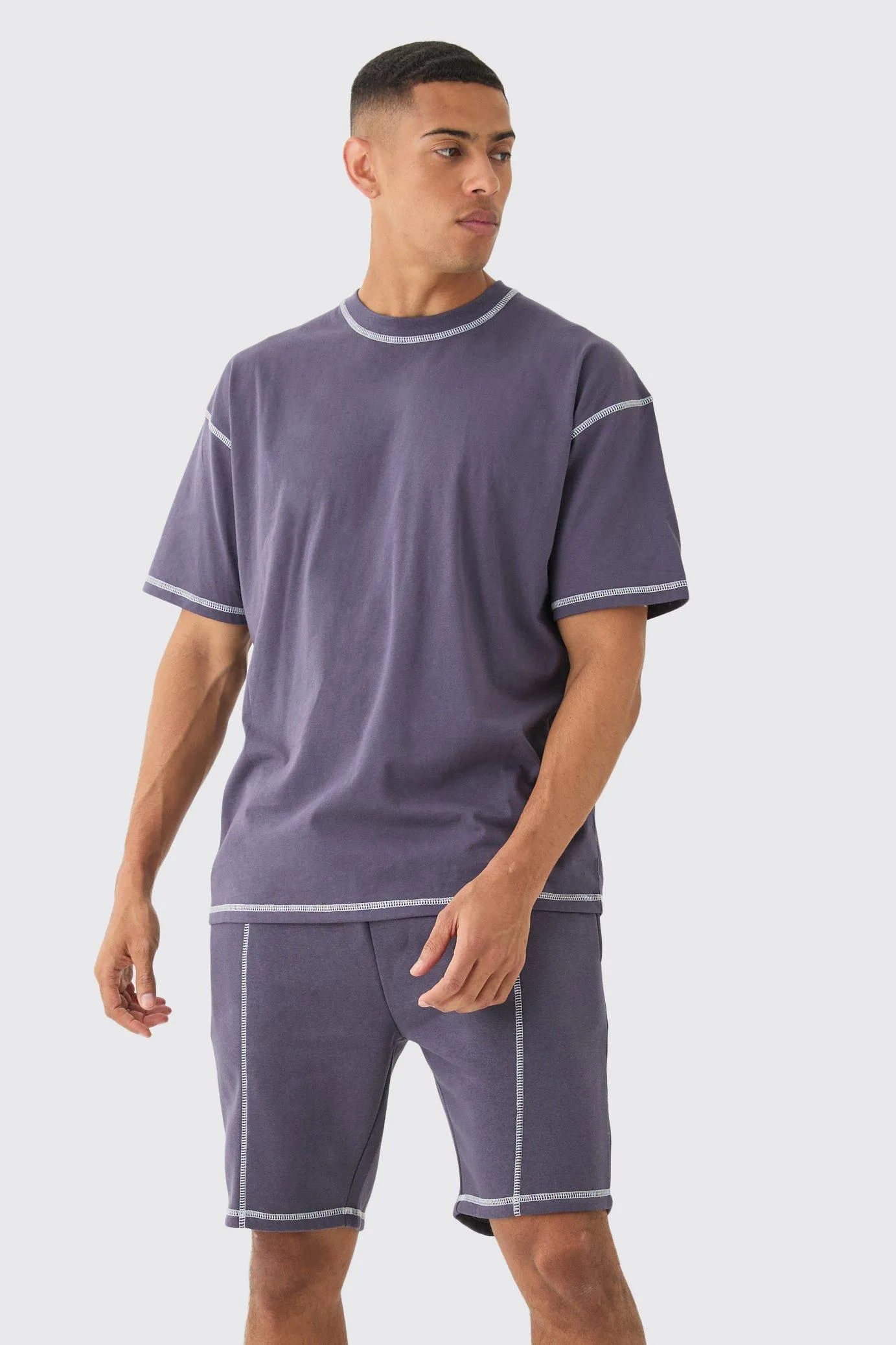 Stylish T-shirt & Shorts Set from boohooMAN UK