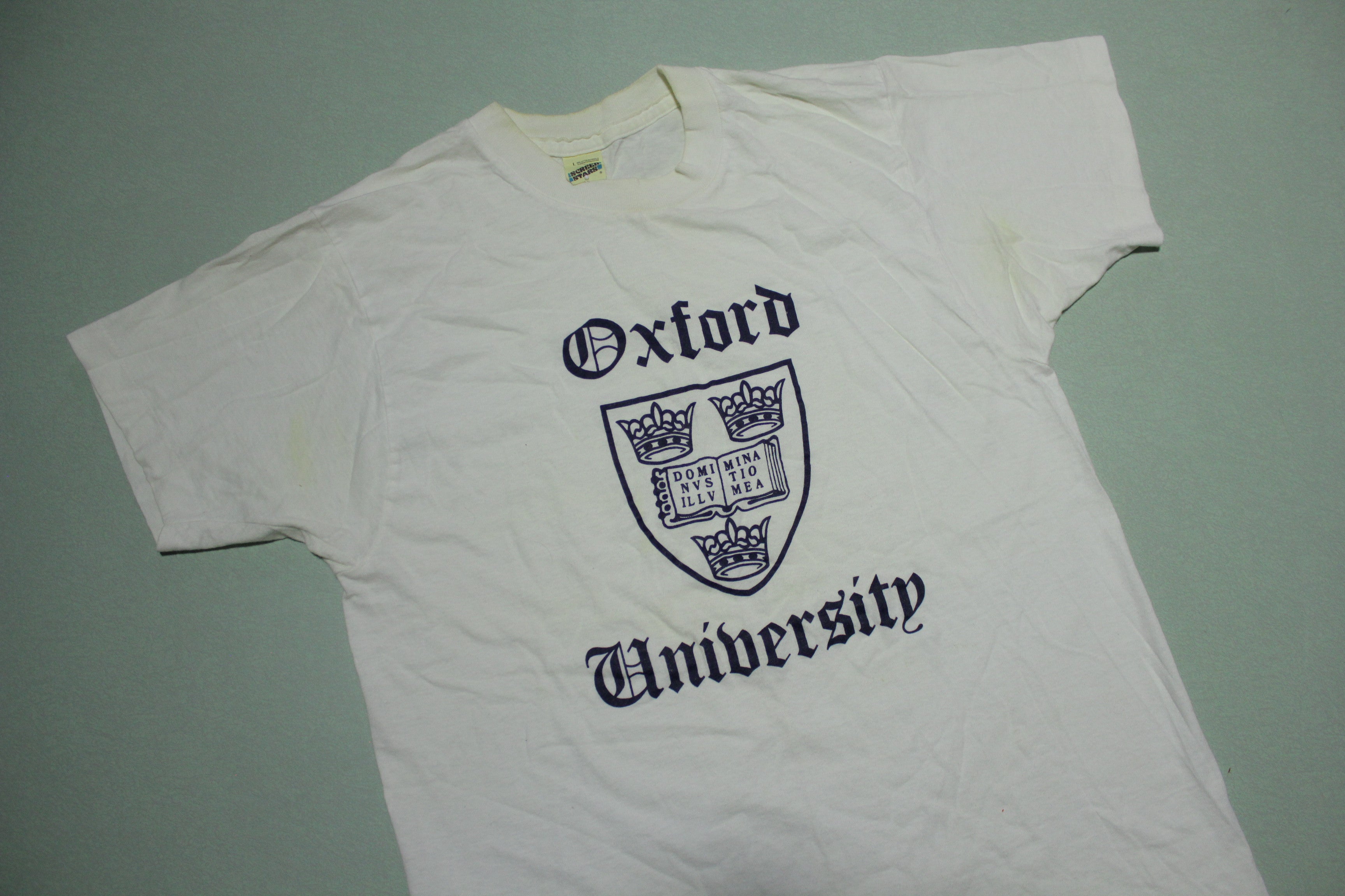 Oxford University Vintage 80's T-shirt - Limited Edition