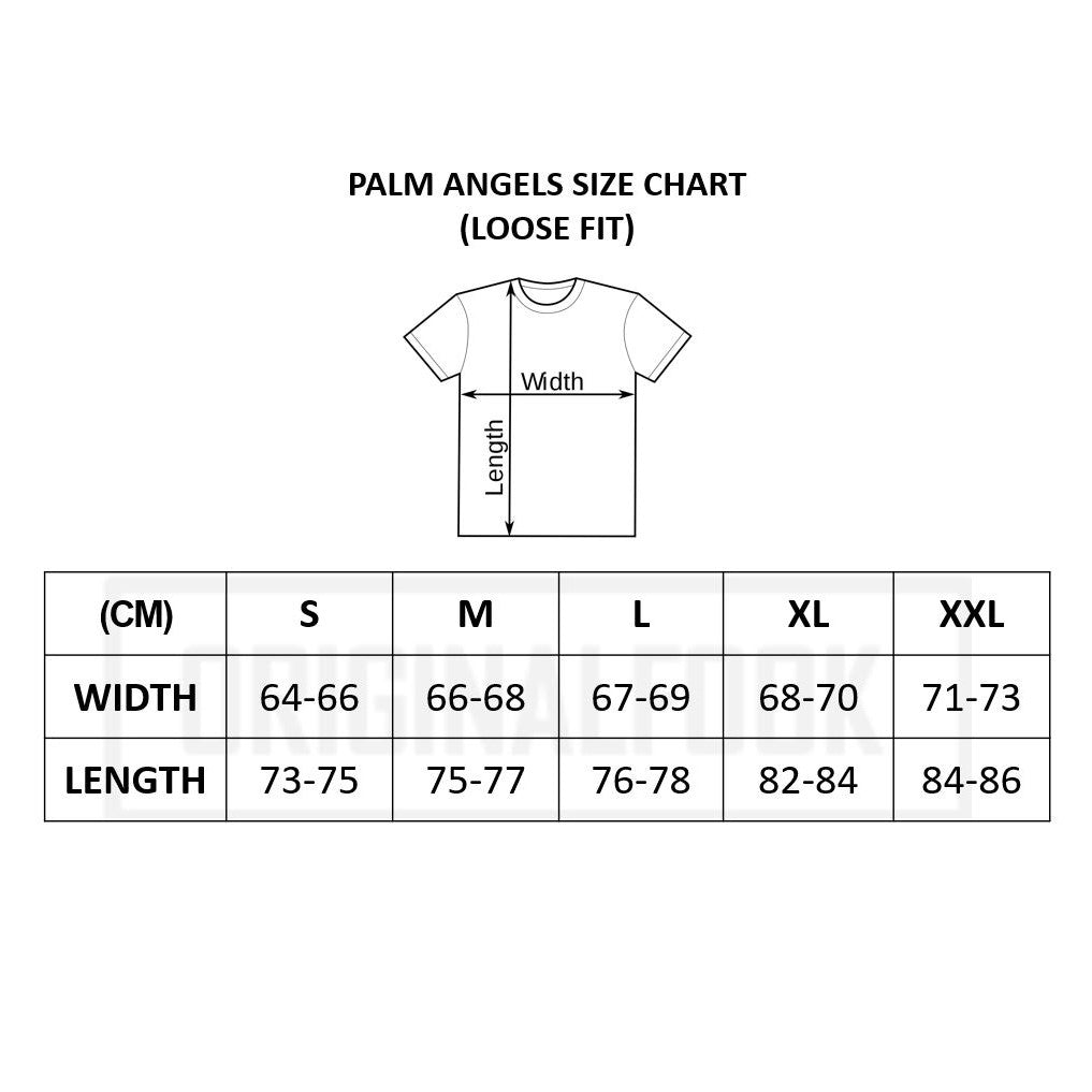 Palm Angels Classic Logo Tee with Gradient Mock Neck