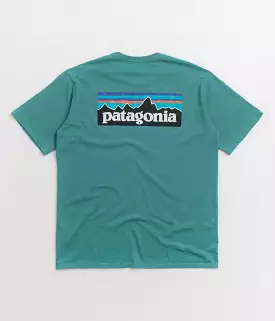 Patagonia Belay Blue P-6 Logo Responsibili-Tee T-Shirt