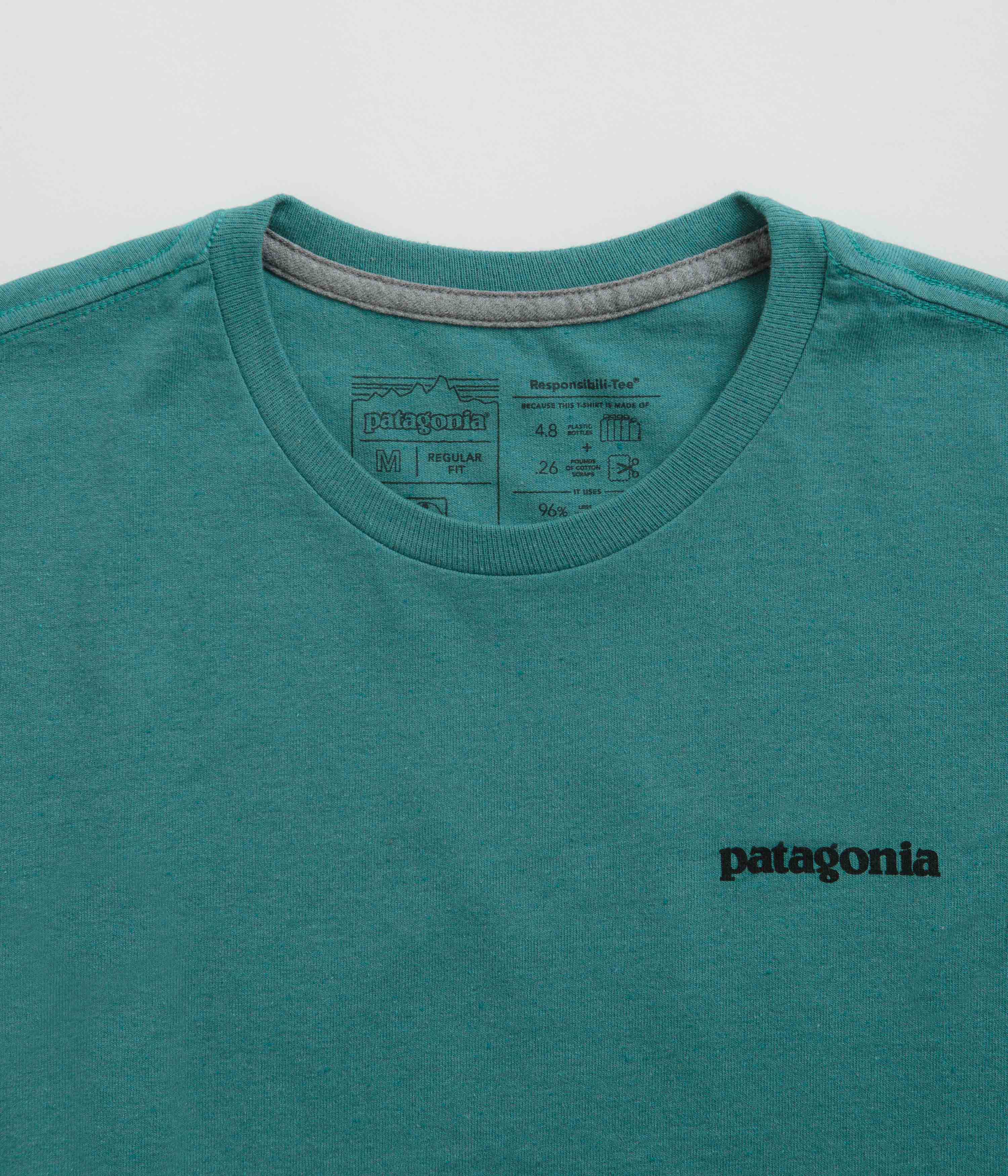 Patagonia Belay Blue P-6 Logo Responsibili-Tee T-Shirt