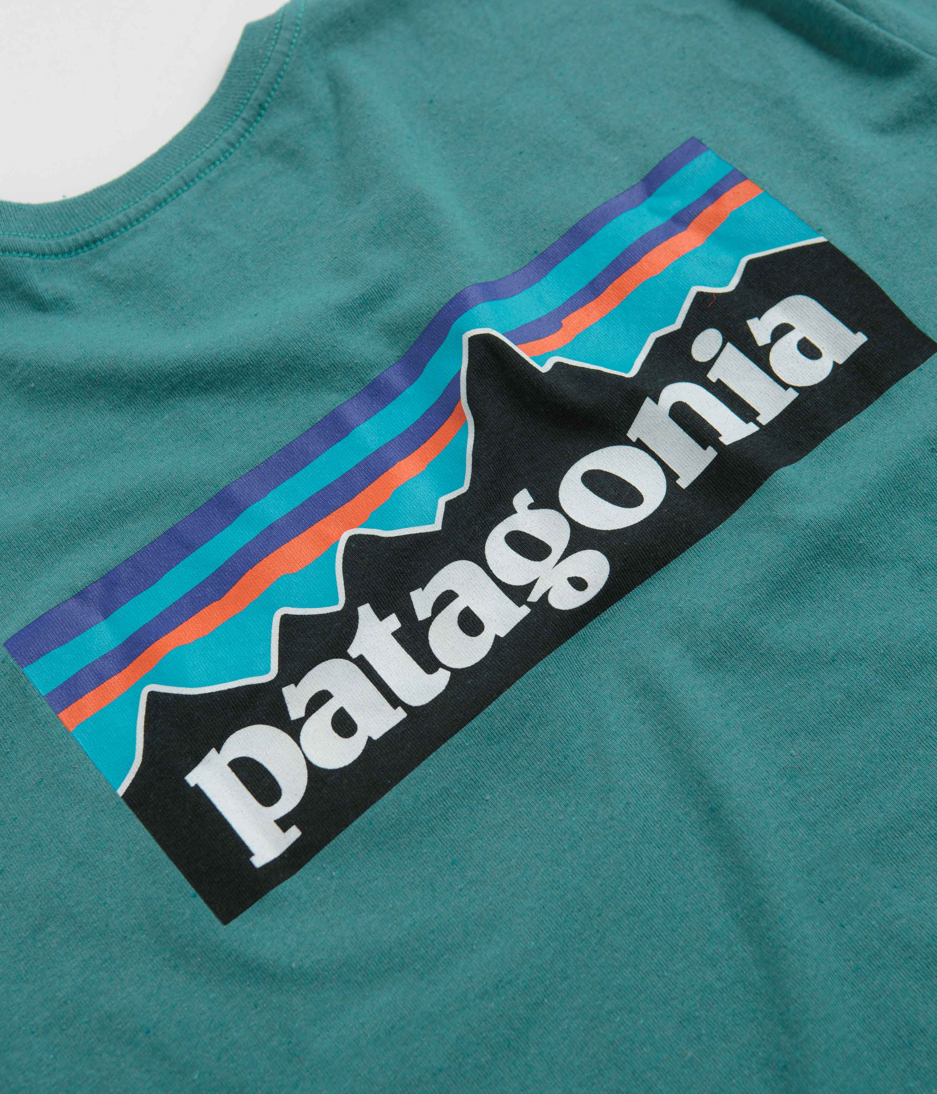 Patagonia Belay Blue P-6 Logo Responsibili-Tee T-Shirt