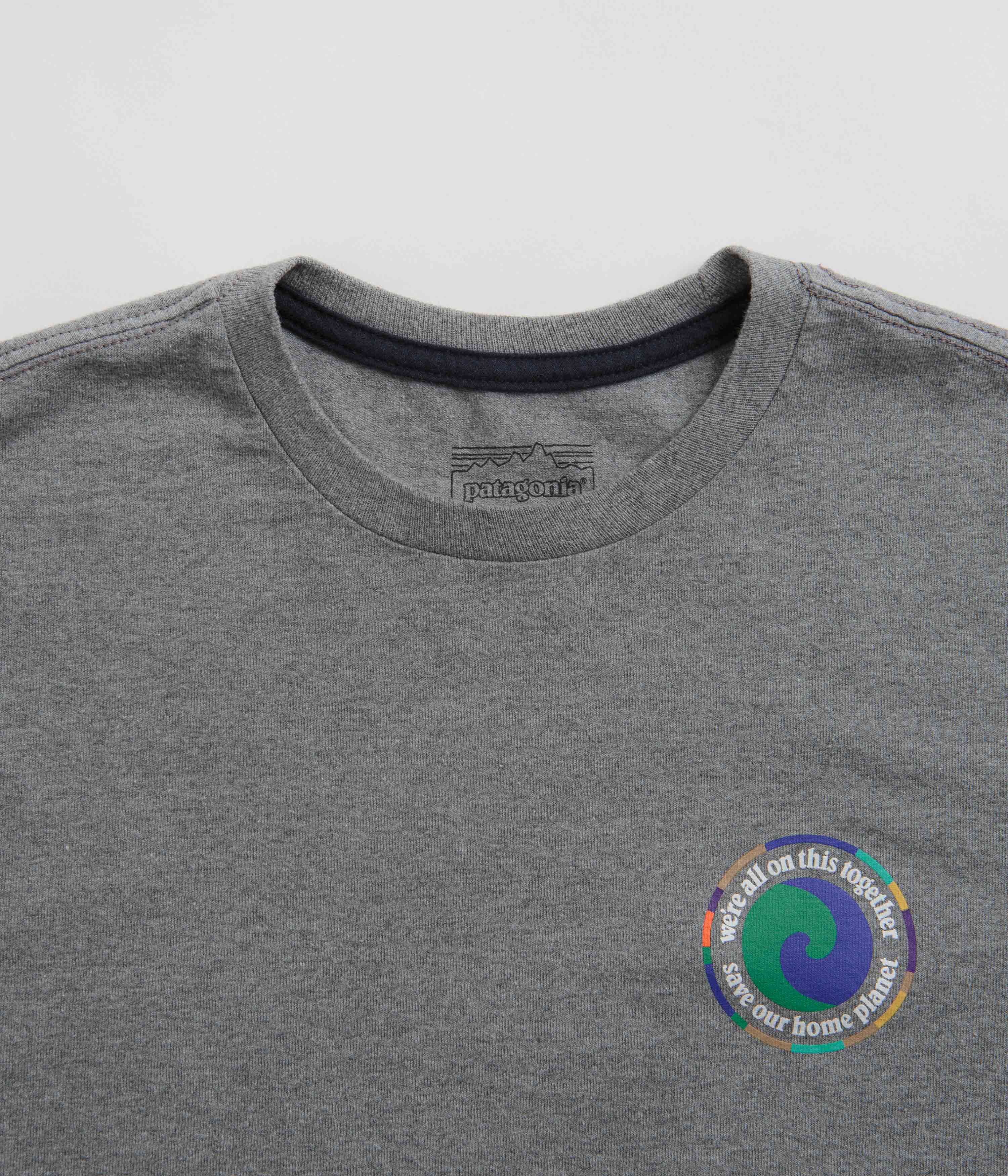 Patagonia Fitz Responsibili-Tee T-Shirt, Gravel Heather.