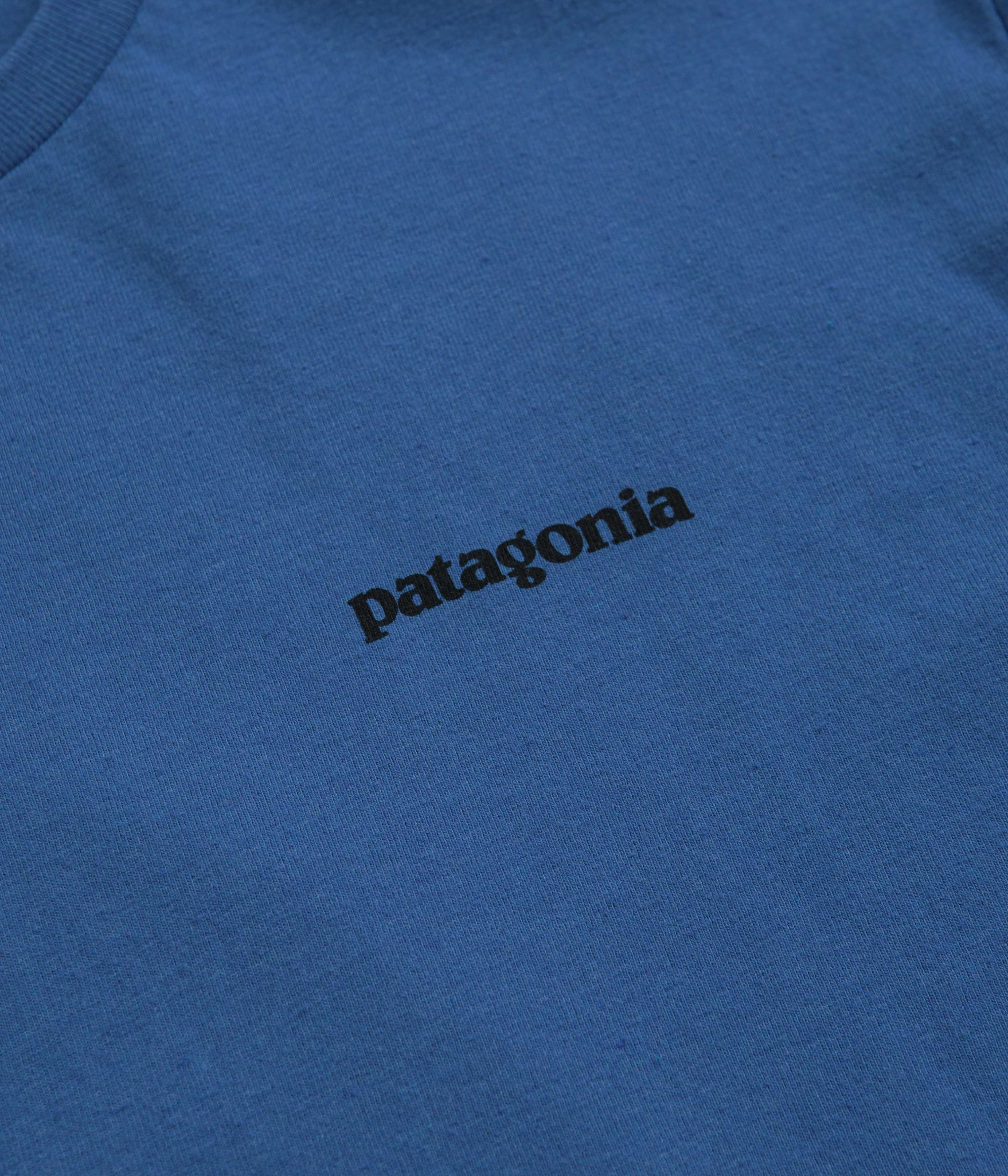 Patagonia P-6 Logo shirt, Responsibili-Tee, Vessel Blue