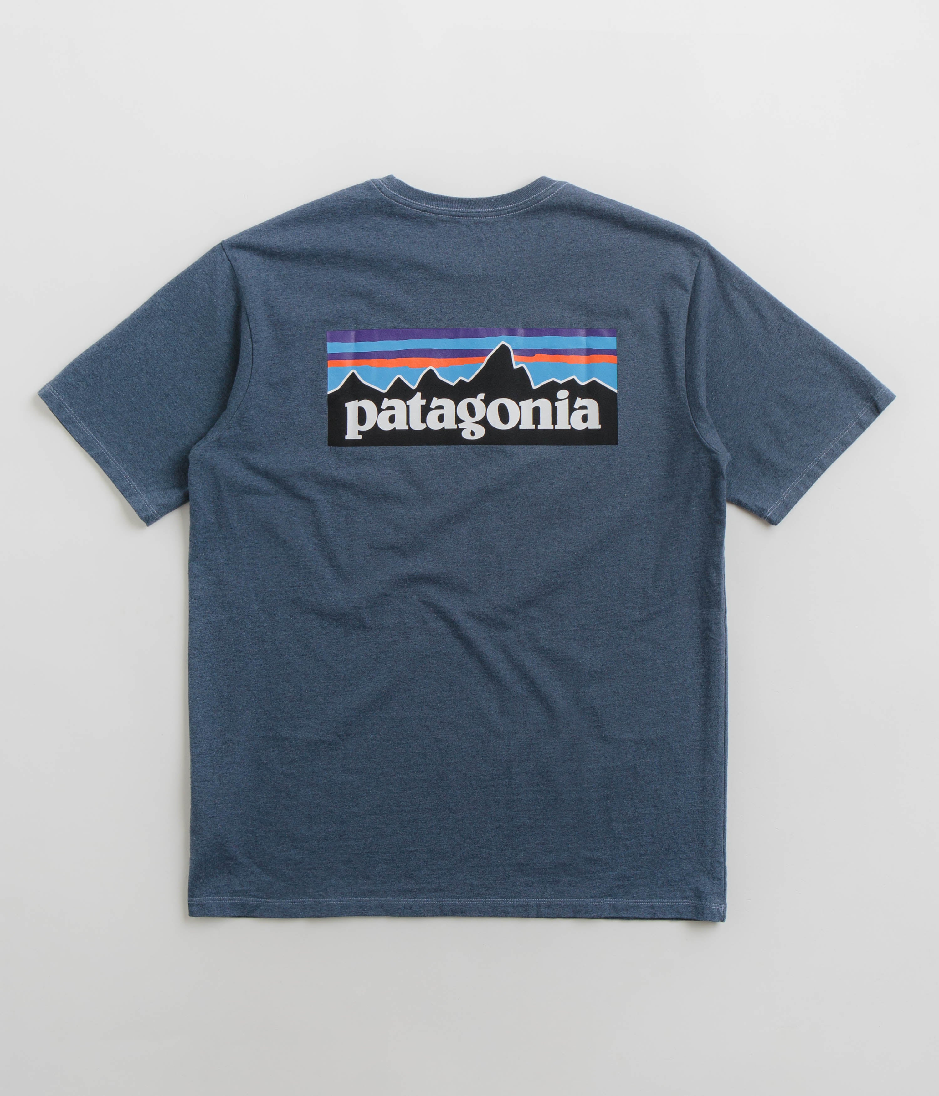 Patagonia Responsibili-Tee P-6 Logo T-Shirt Utility Blue