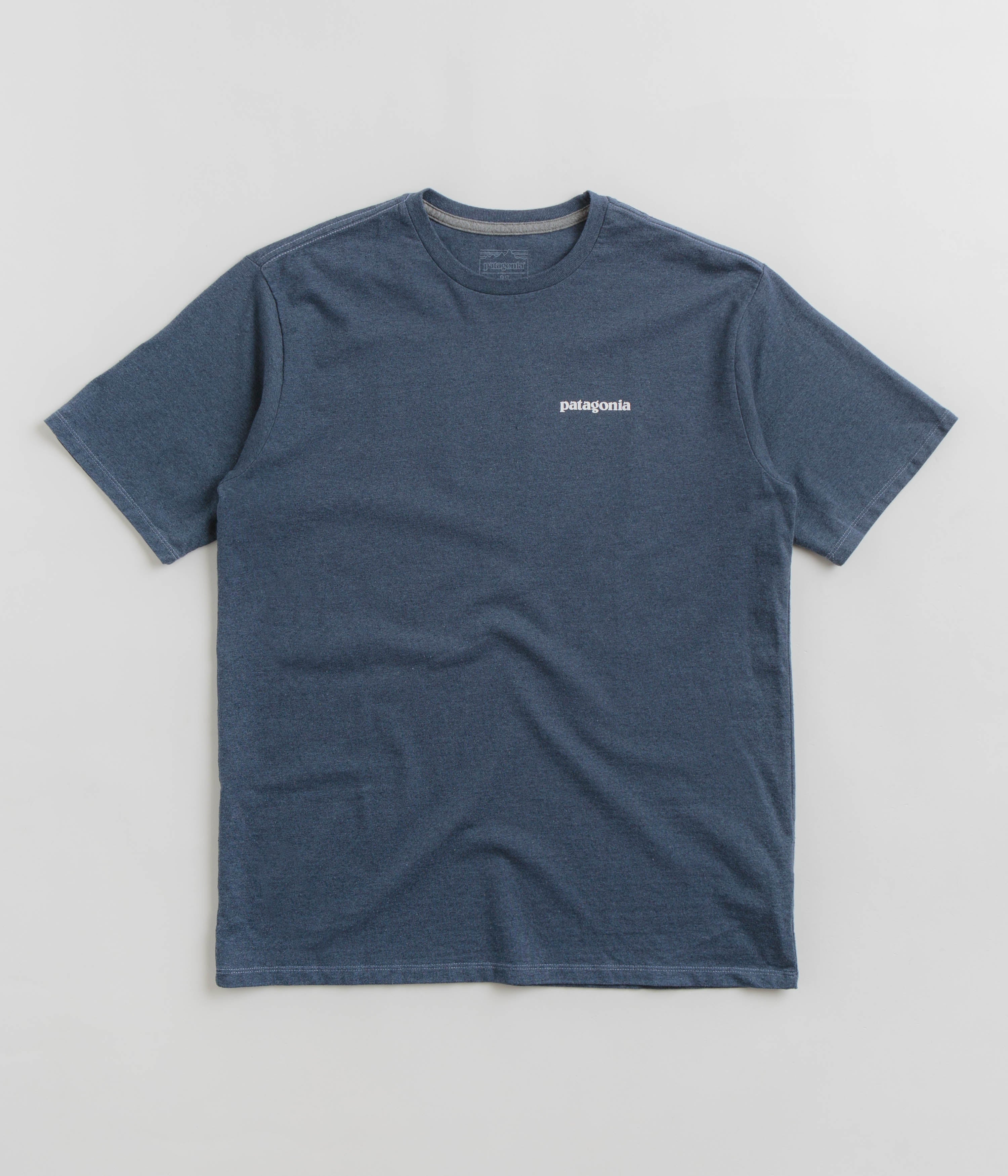 Patagonia Responsibili-Tee P-6 Logo T-Shirt Utility Blue