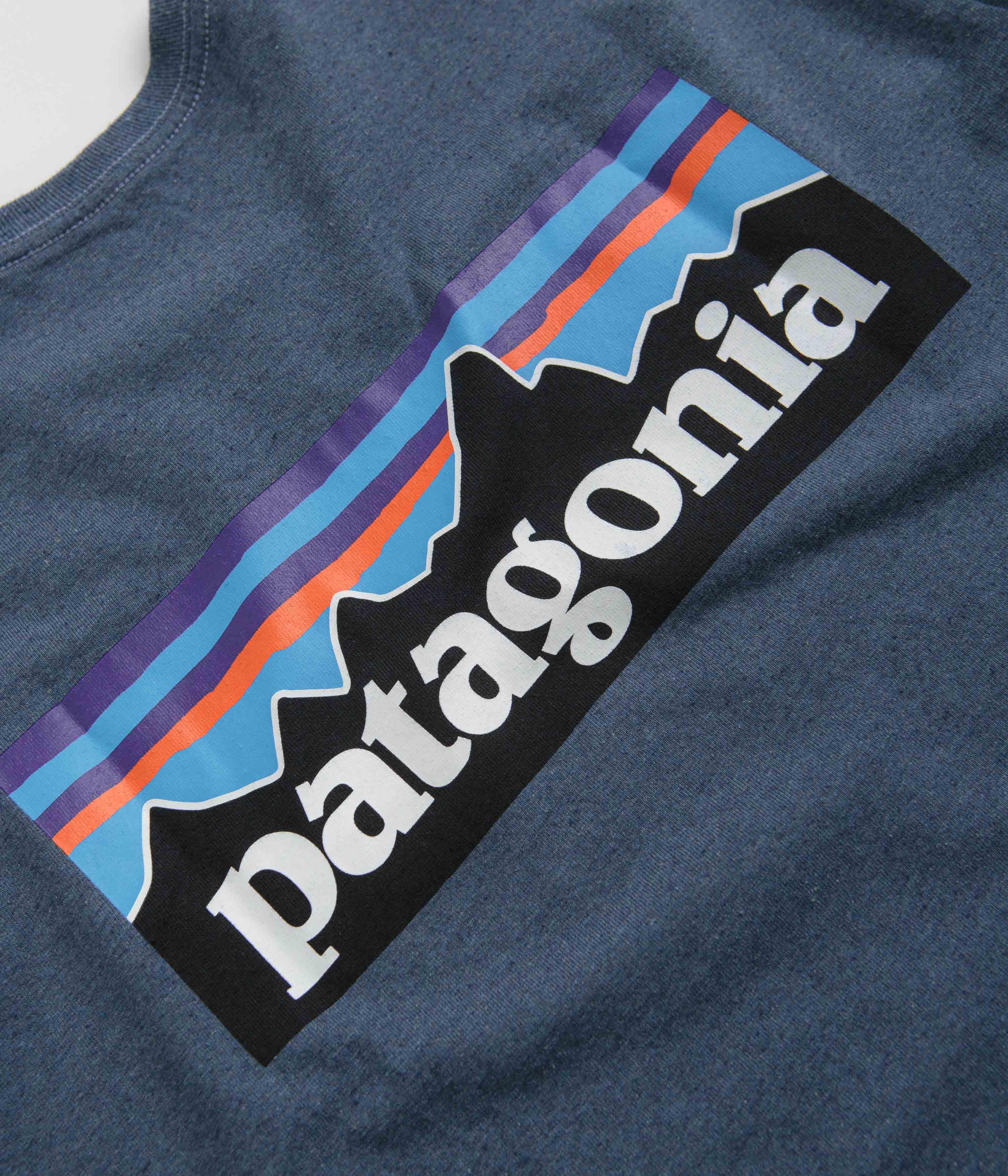 Patagonia Responsibili-Tee P-6 Logo T-Shirt Utility Blue