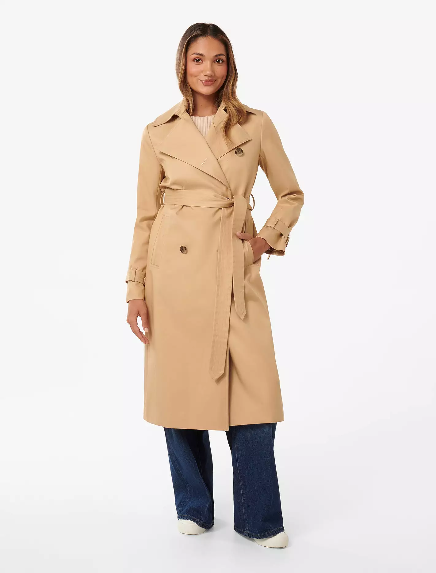 Petite Soft Trench Coat by Payton