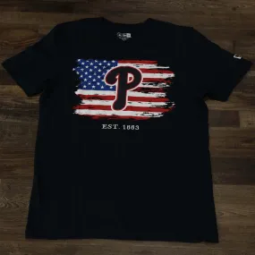 Philadelphia Phillies 4th of July Stars and Stripes T-Shirt by New Era Navy