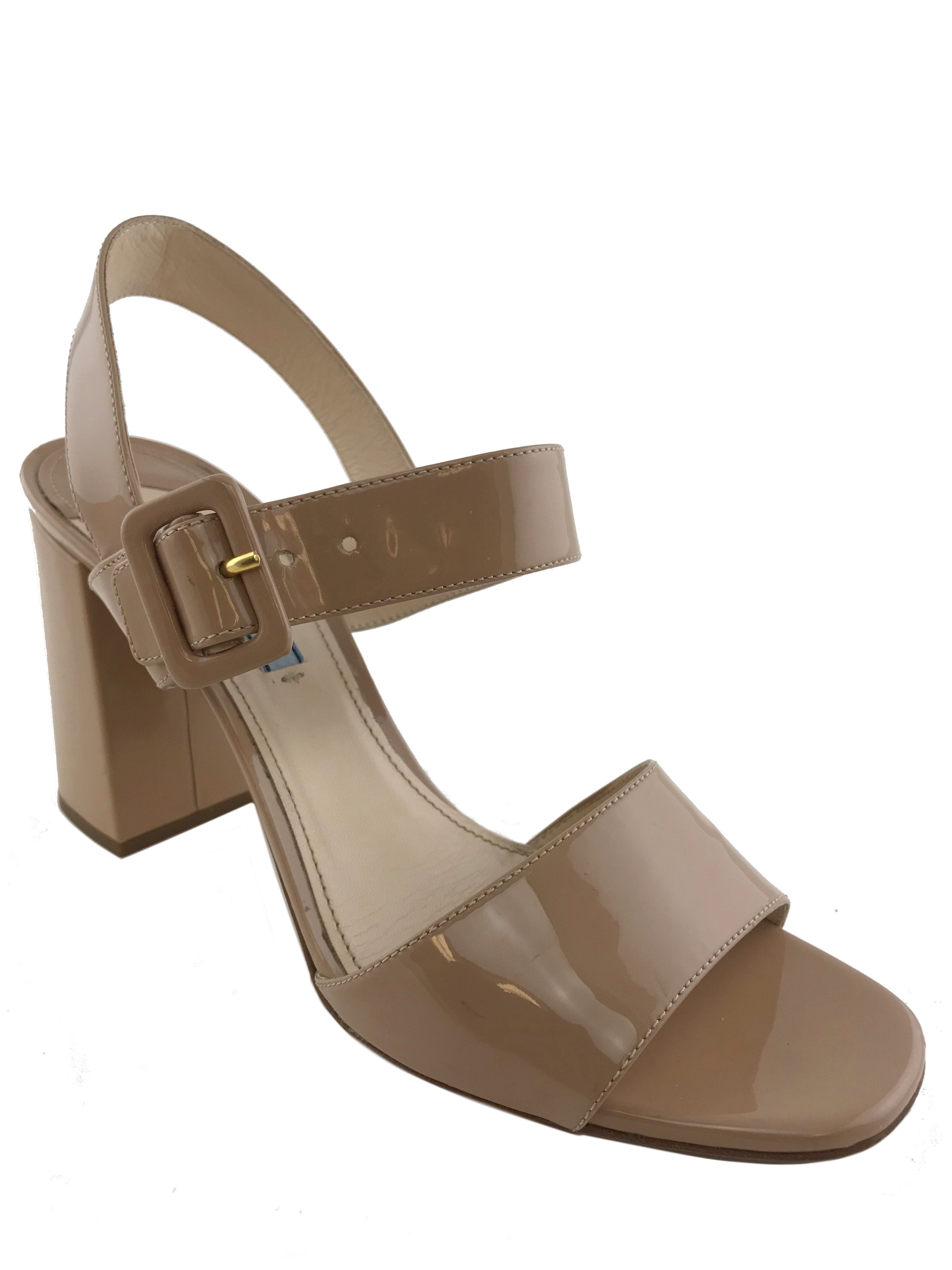 Prada Patent City Sandals 9