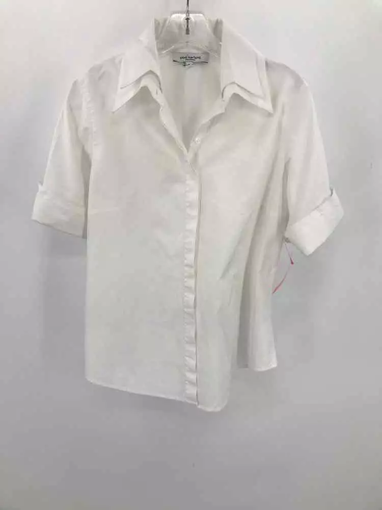 Pre-Owned Ivory Button Down by Anne Fontaine Size 42: Best Deals