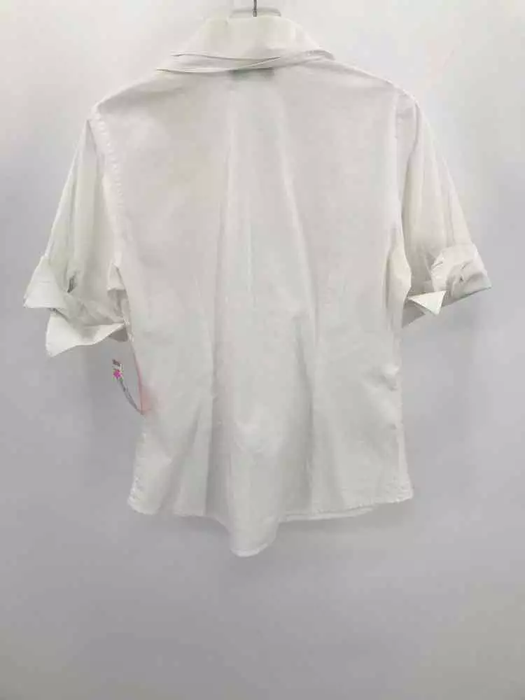 Pre-Owned Ivory Button Down by Anne Fontaine Size 42: Best Deals