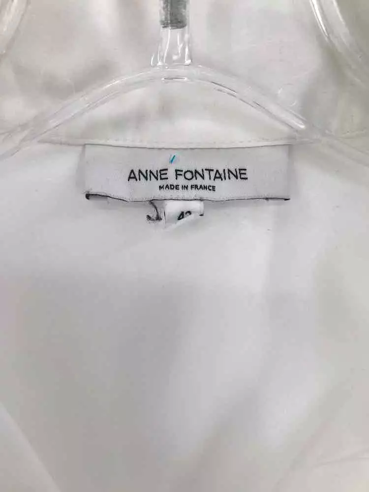 Pre-Owned Ivory Button Down by Anne Fontaine Size 42: Best Deals