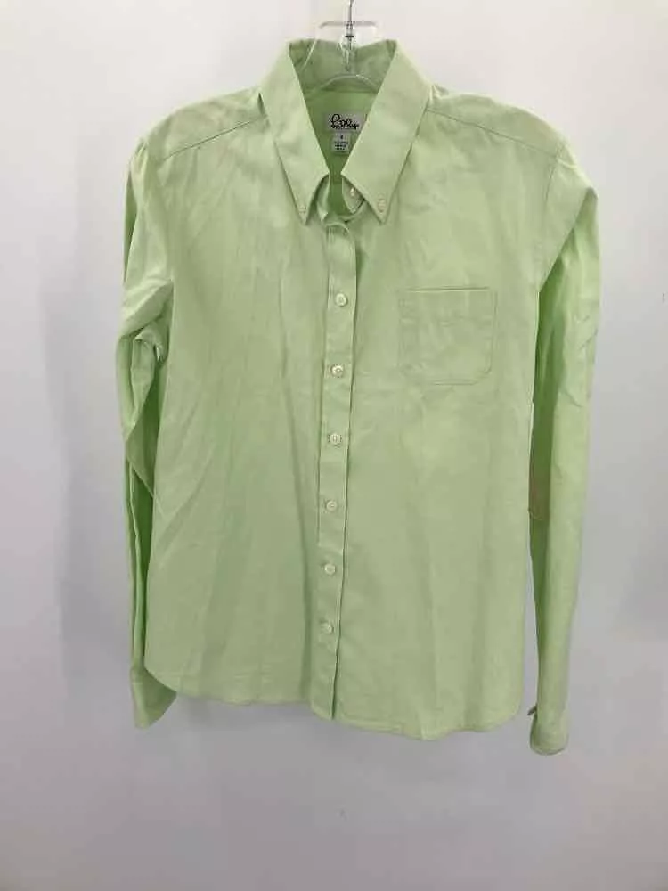 Pre-Owned Lilly Pulitzer Green Button Down Size 6 for Sale.