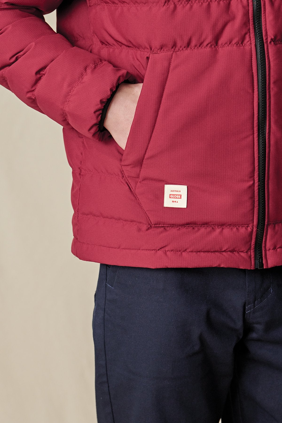 Prime Down Jacket in Rhubarb