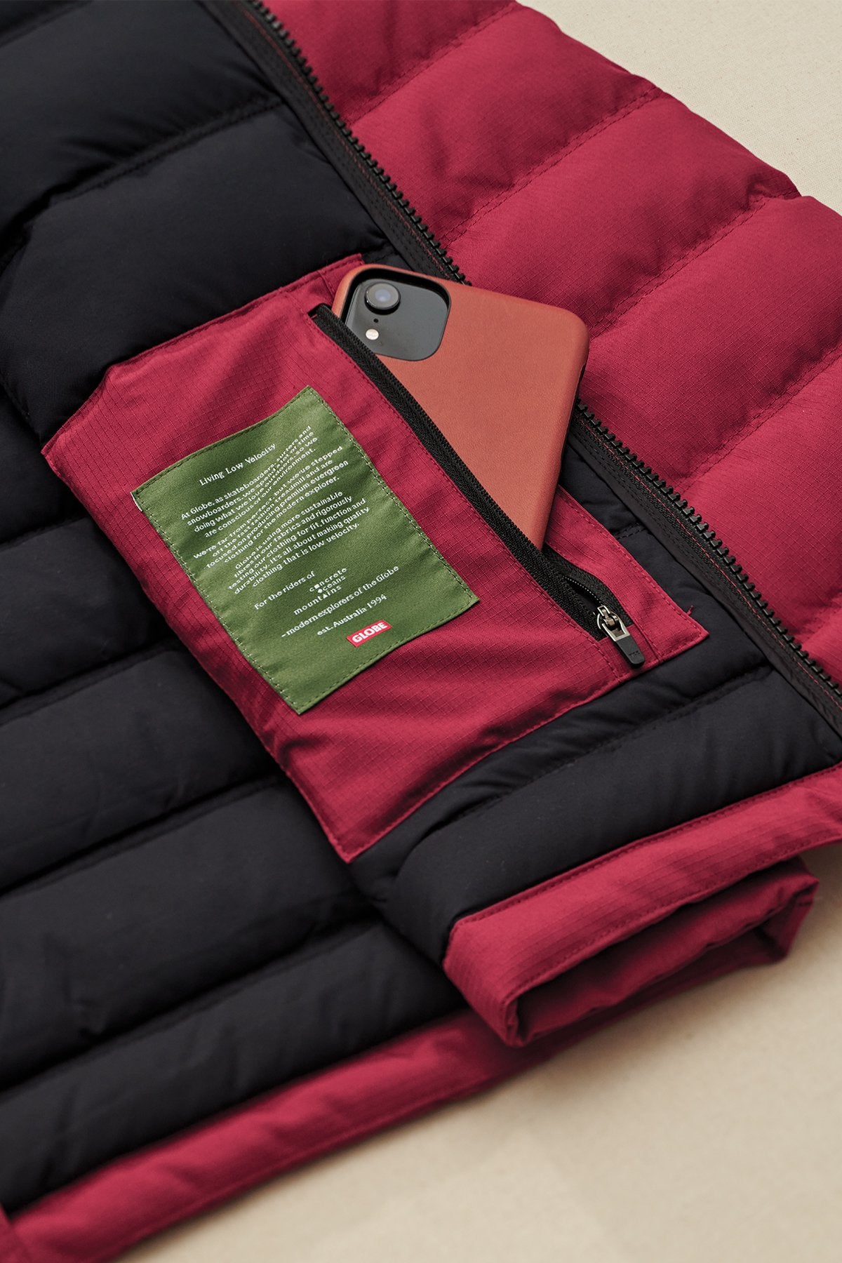 Prime Down Jacket in Rhubarb