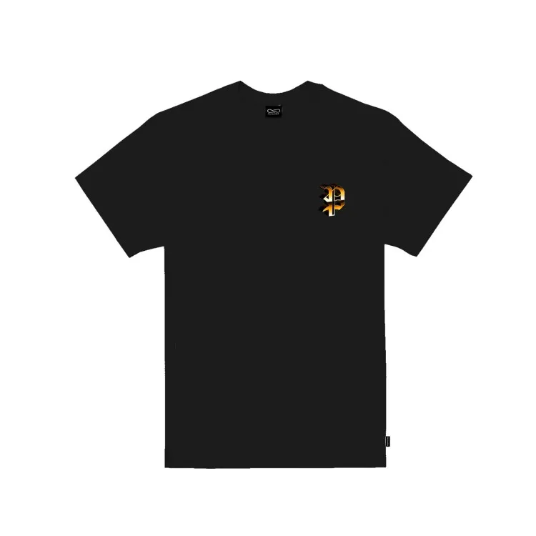 SCORPIO PRTS703-01 Logo T-Shirt in Cotone Nero by Propaganda