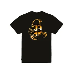 SCORPIO PRTS703-01 Logo T-Shirt in Cotone Nero by Propaganda