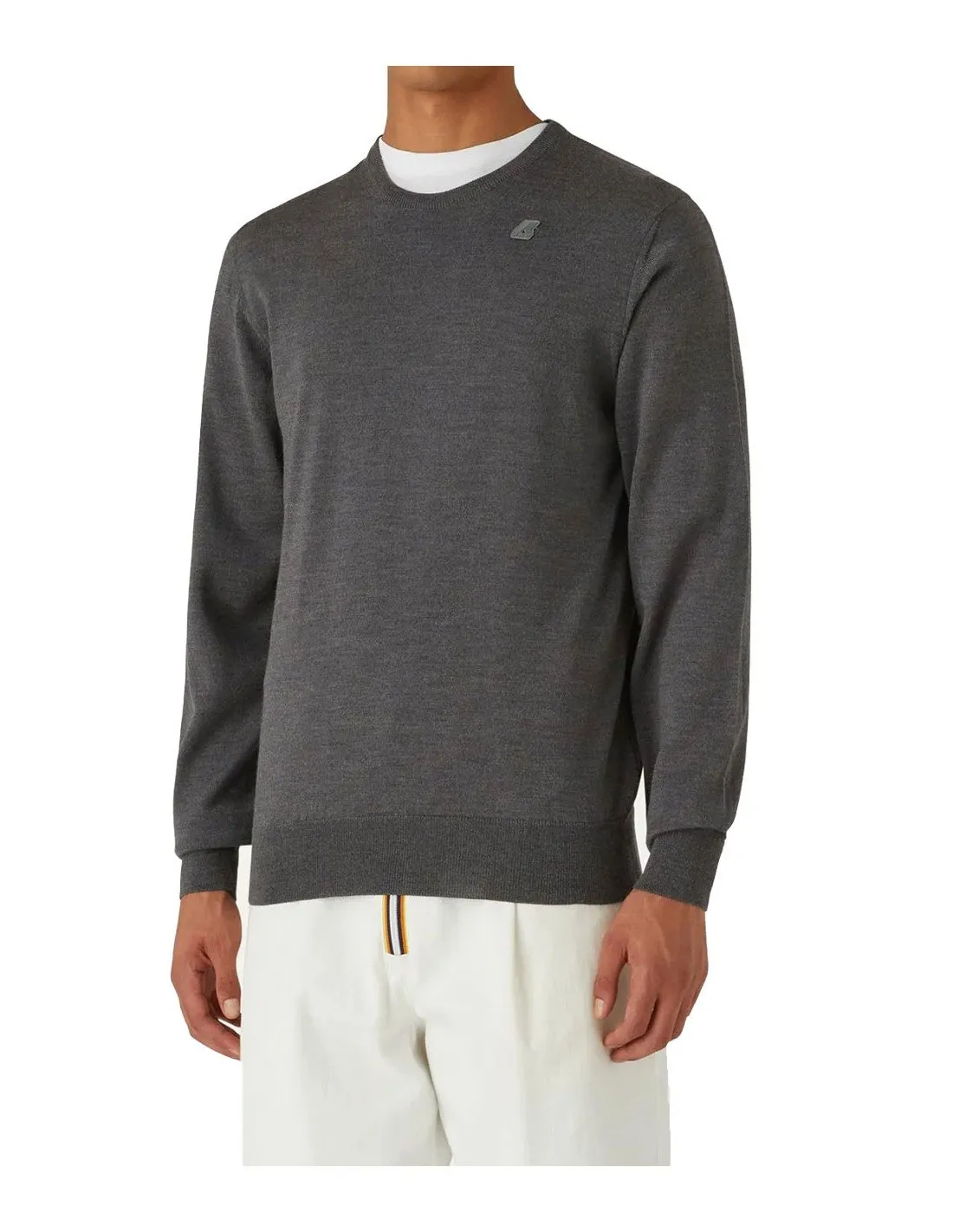 Pullover men's K-way K6113BW Sebastien grey merino