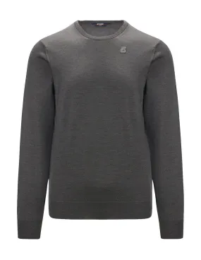 Pullover men's K-way K6113BW Sebastien grey merino