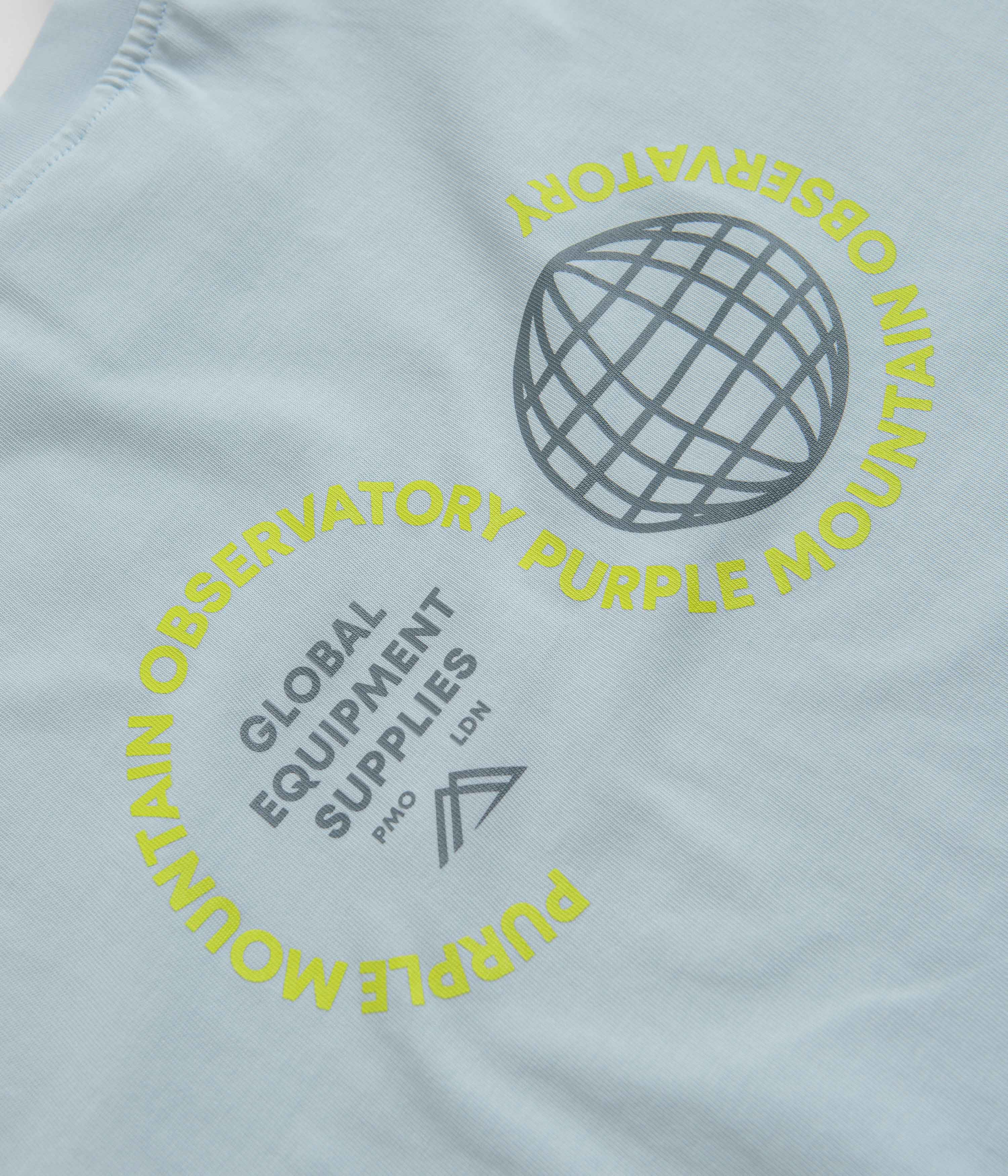 Purple Mountain Observatory Globe T-Shirt - Sky.