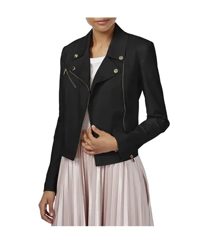 Rachel Roy Women's Biker Jacket - Asymmetrical Design