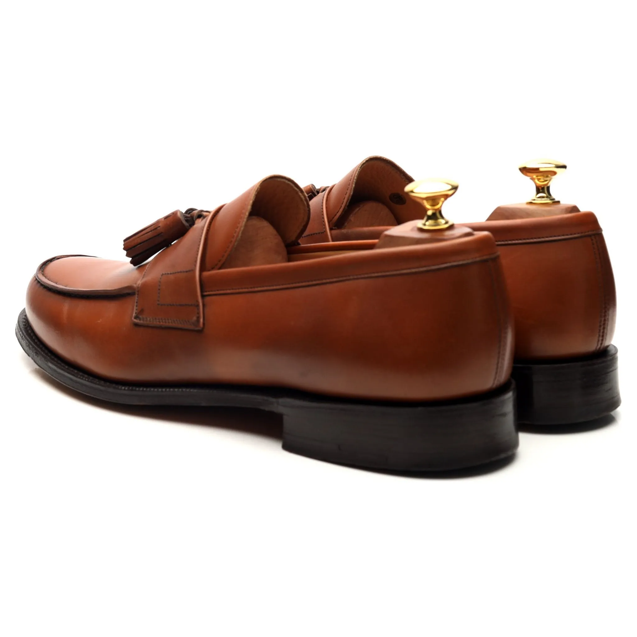 Radley Tan Brown Leather Tassel Loafers UK 9.5 F for Men