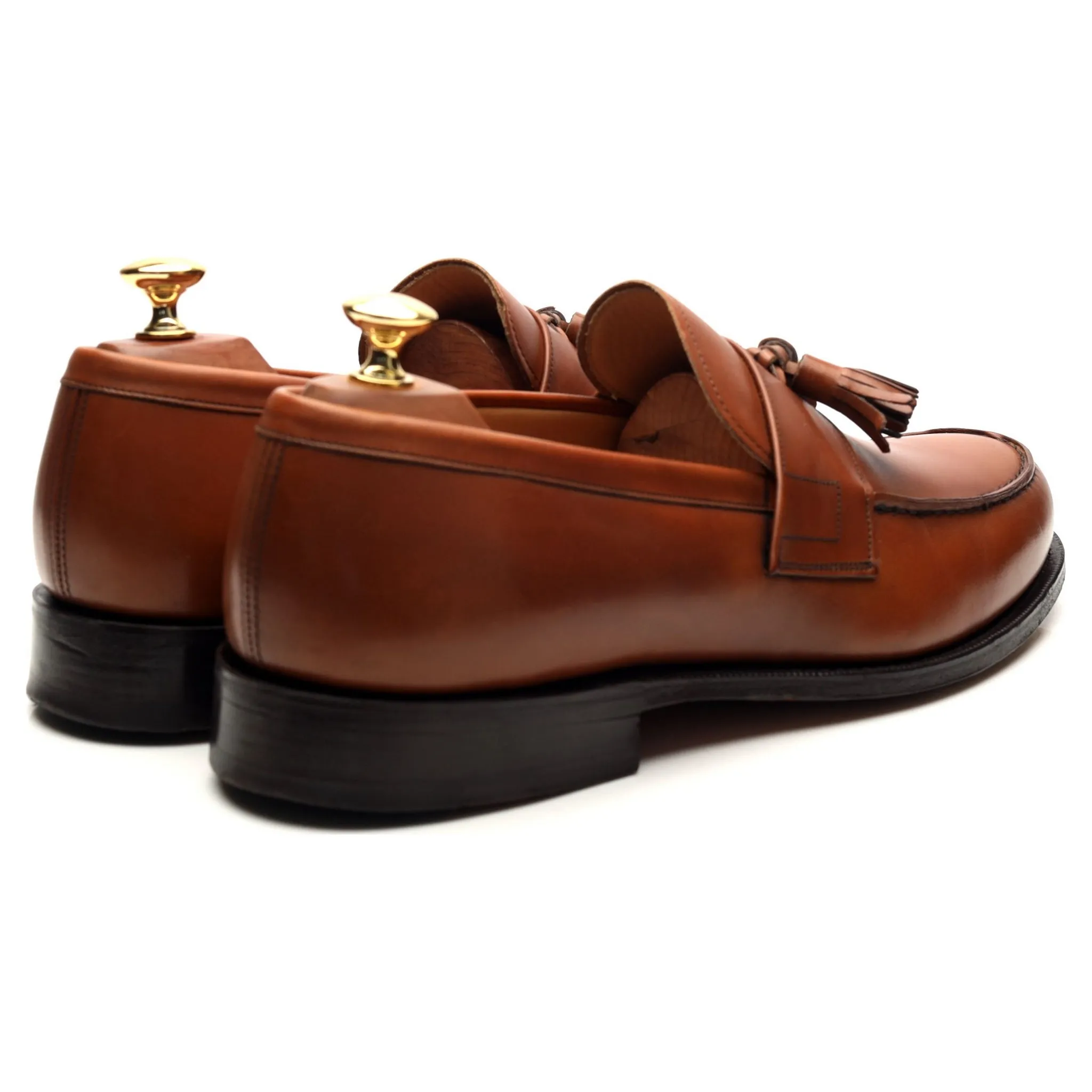 Radley Tan Brown Leather Tassel Loafers UK 9.5 F for Men