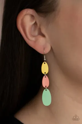 Rainbow Earrings with Multiple Drops