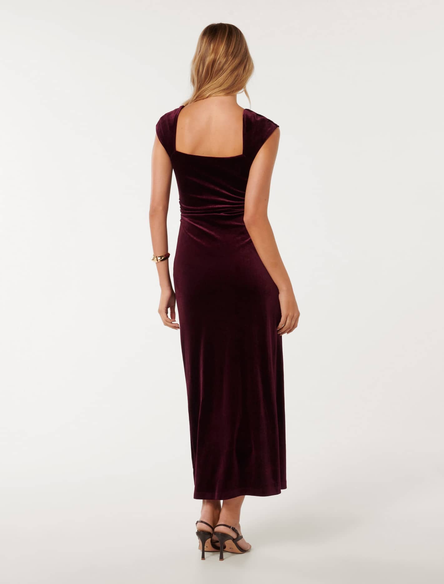 Result: Velvet Cap Sleeve Dress - Lara Collection