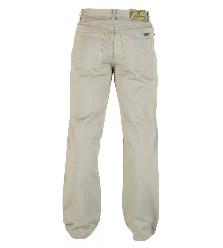 Rockford Mens Comfort Fit Jeans COMFORT STONE