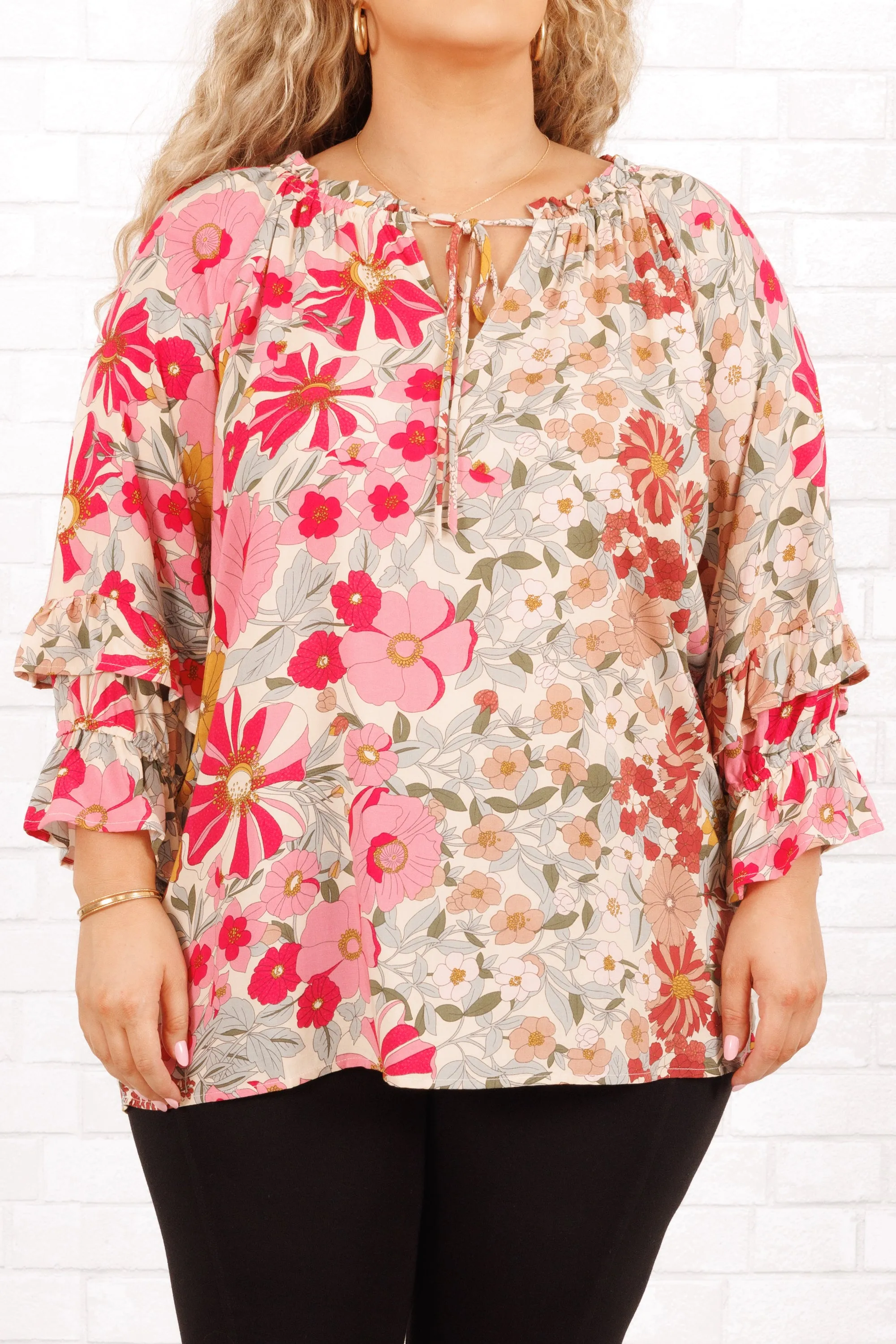 Rose Pink Radiant Blouse