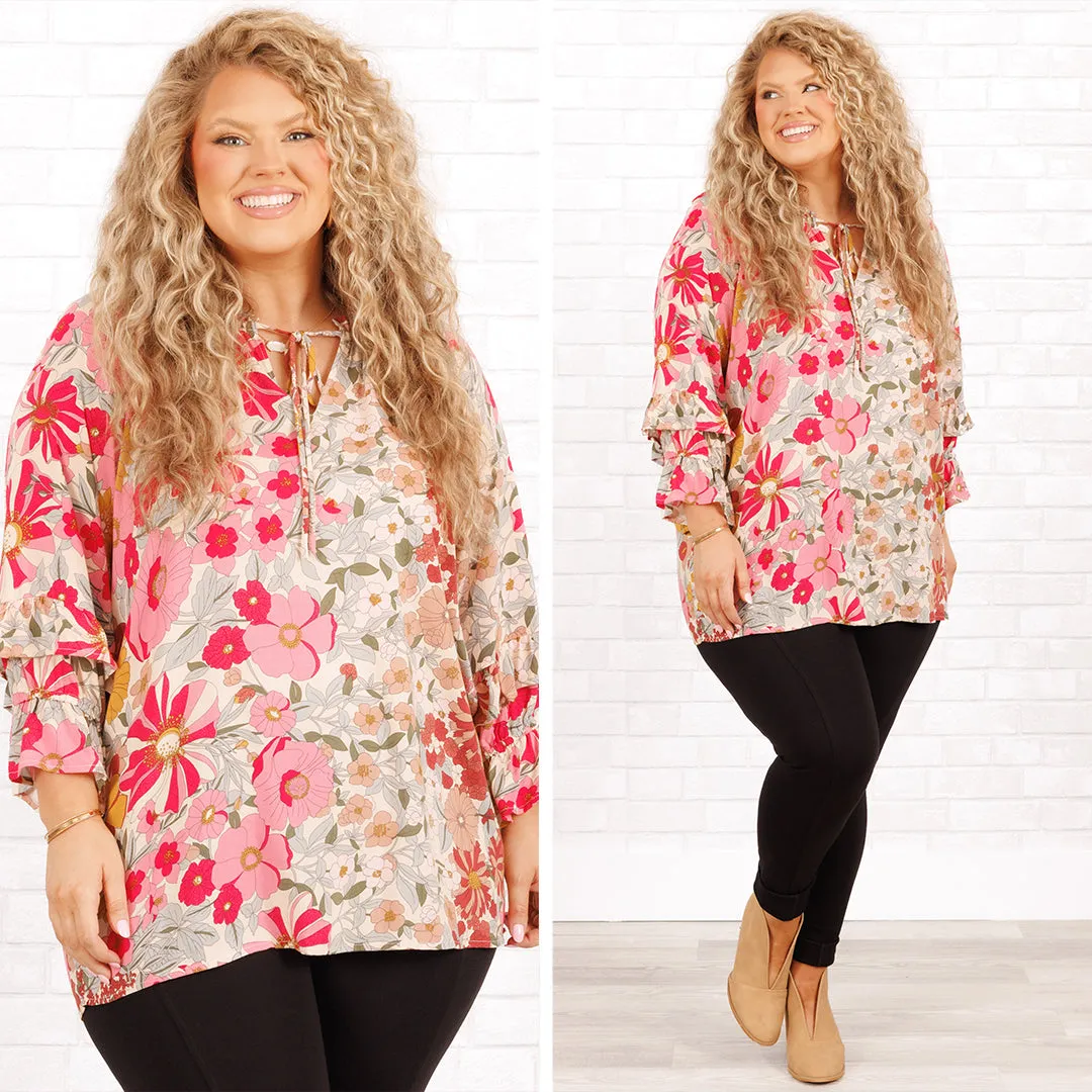 Rose Pink Radiant Blouse